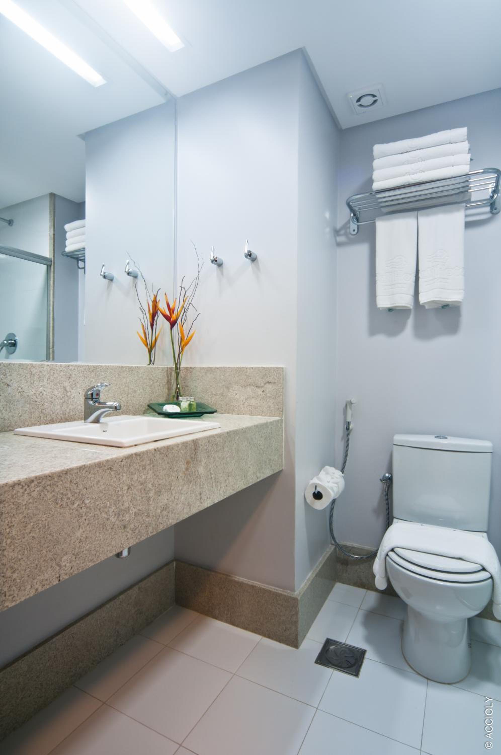 غرفة بريميوم بسرير كينج بإطلالة على البحر، Celi Hotel Aracaju 4/4