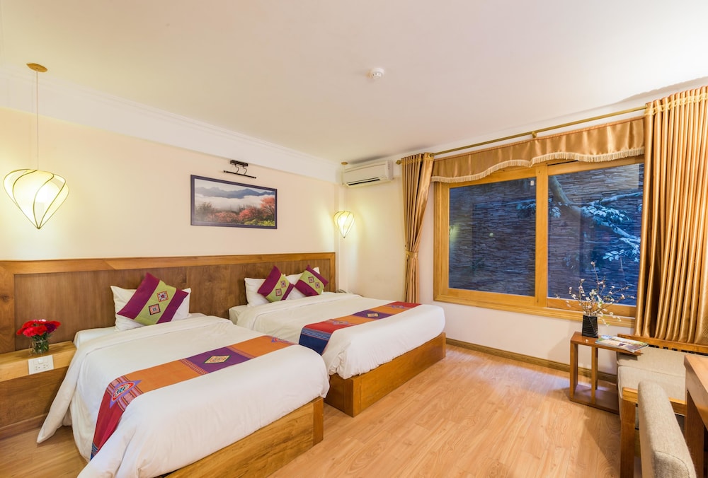 غرفة قياسية بسرير مزدوج، Sapa Panorama Hotel 3/8