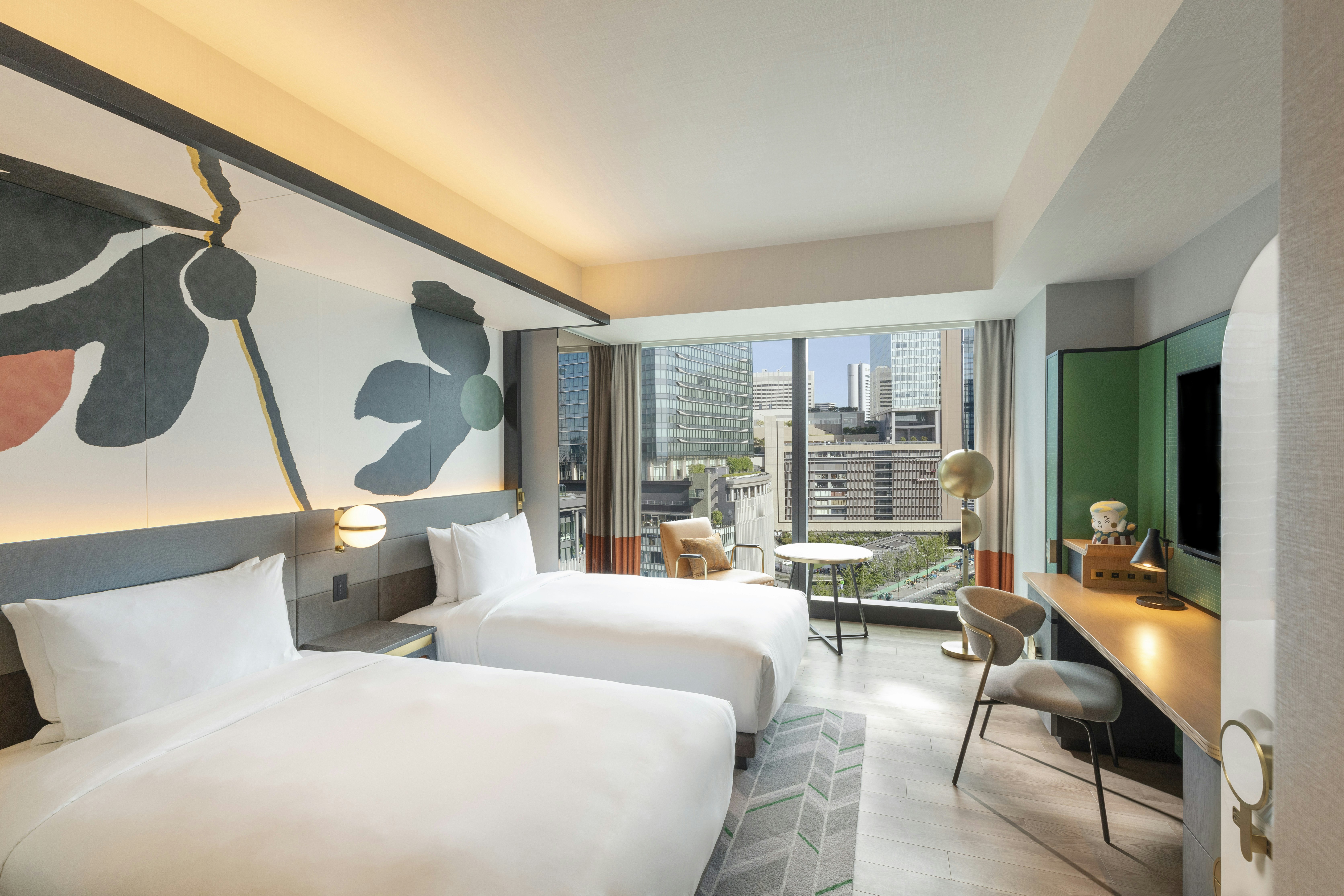 ROOM, TWIN BEDS, WITH VIEW