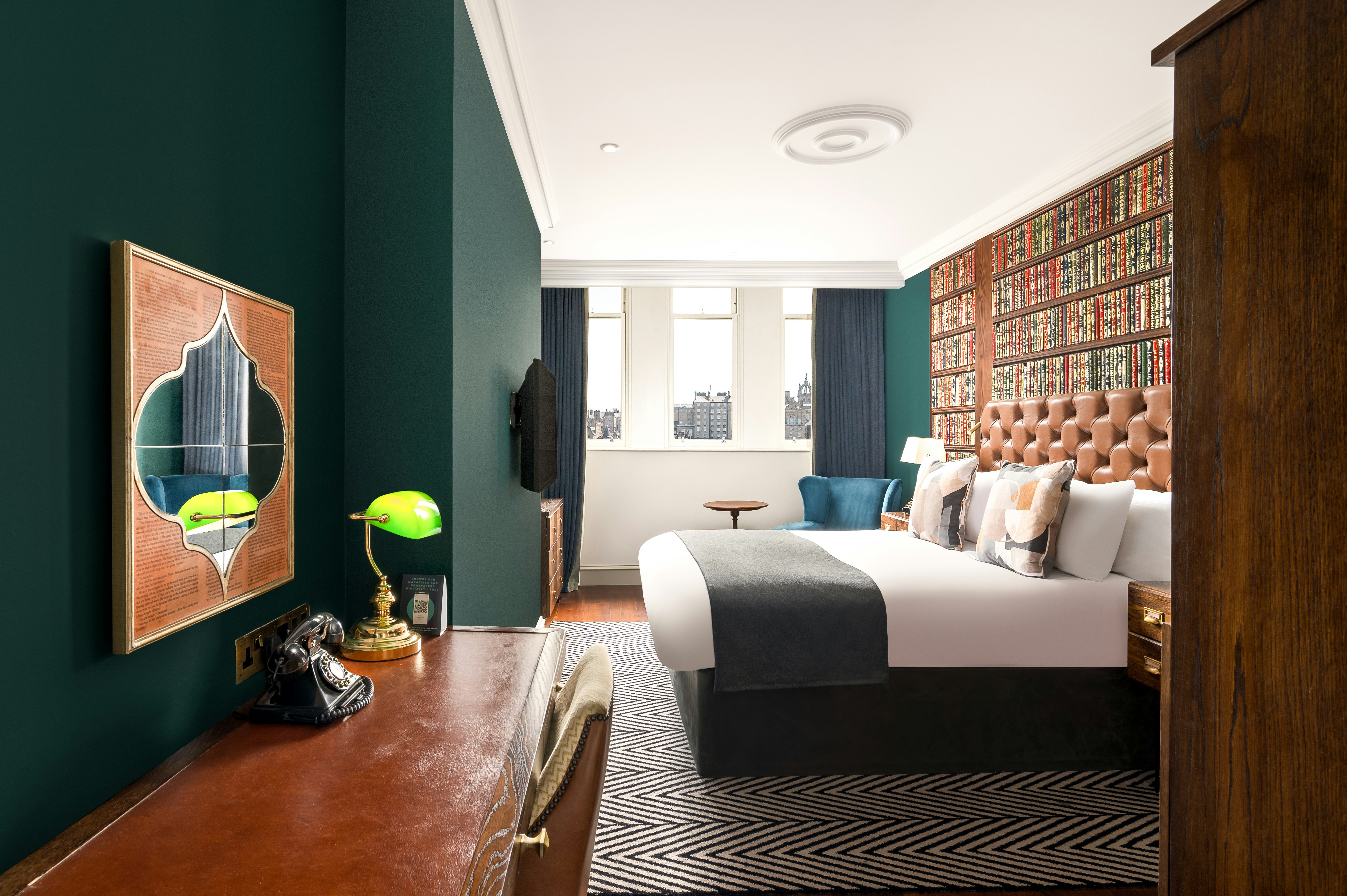 غرفة قياسية بسرير كوين، Hotel Indigo Edinburgh - Princes Street, an IHG Hotel (ex Royal British) 5/9