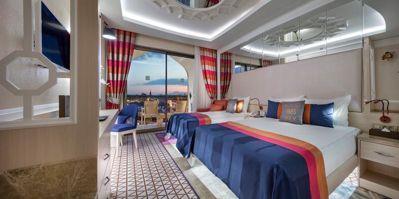 Standard, 1 Double and 1 Single Bed, Land View, Sofa