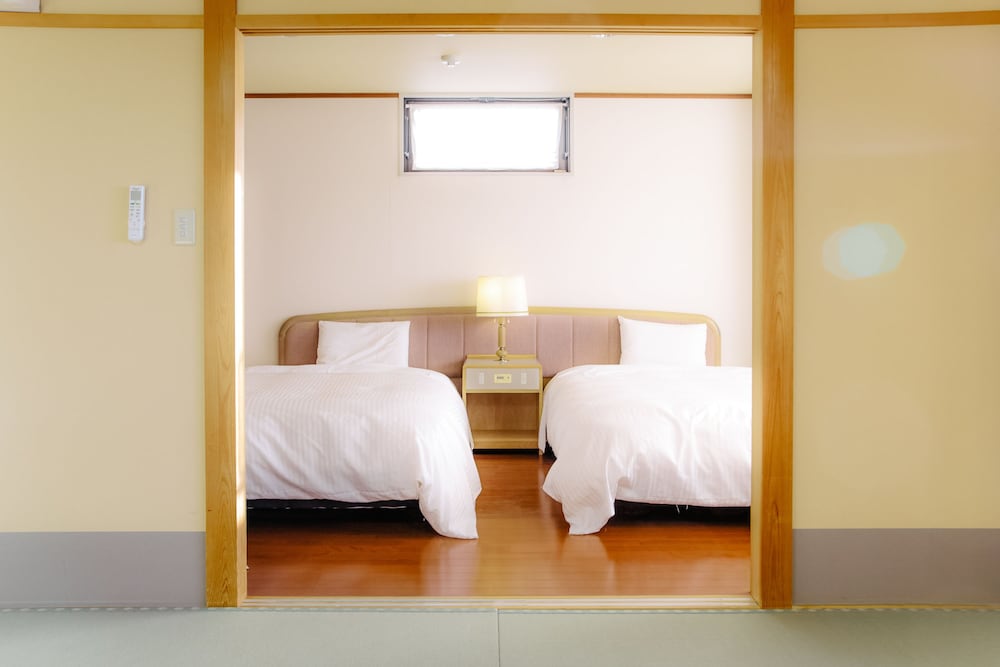 Japanese Western, Twin Beds, 4 Futon Beds, Ocean View, Outdoor Bath