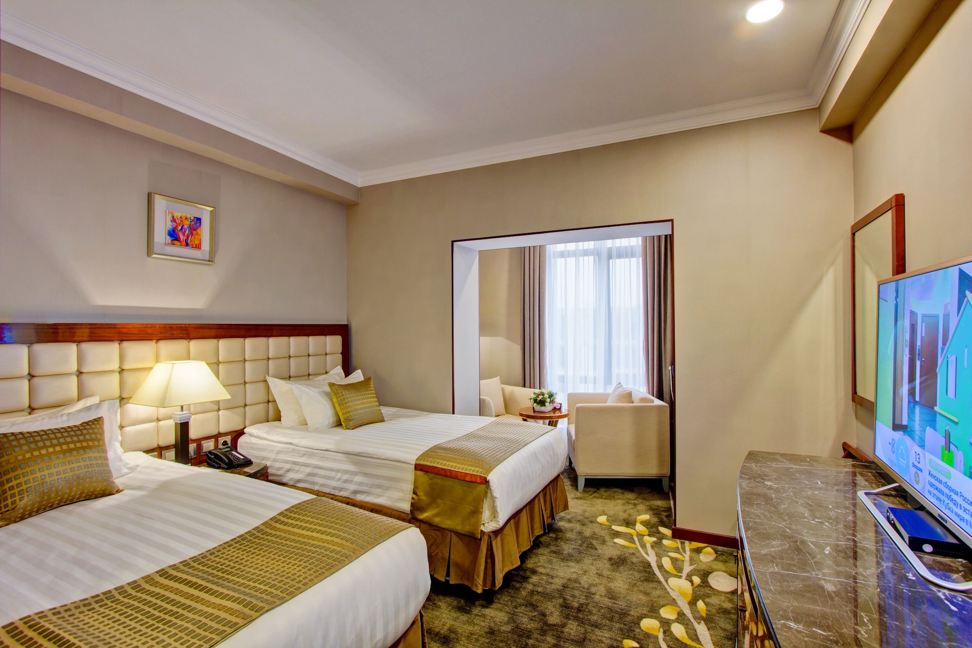 ROOM, TWIN BEDS, CITY VIEW