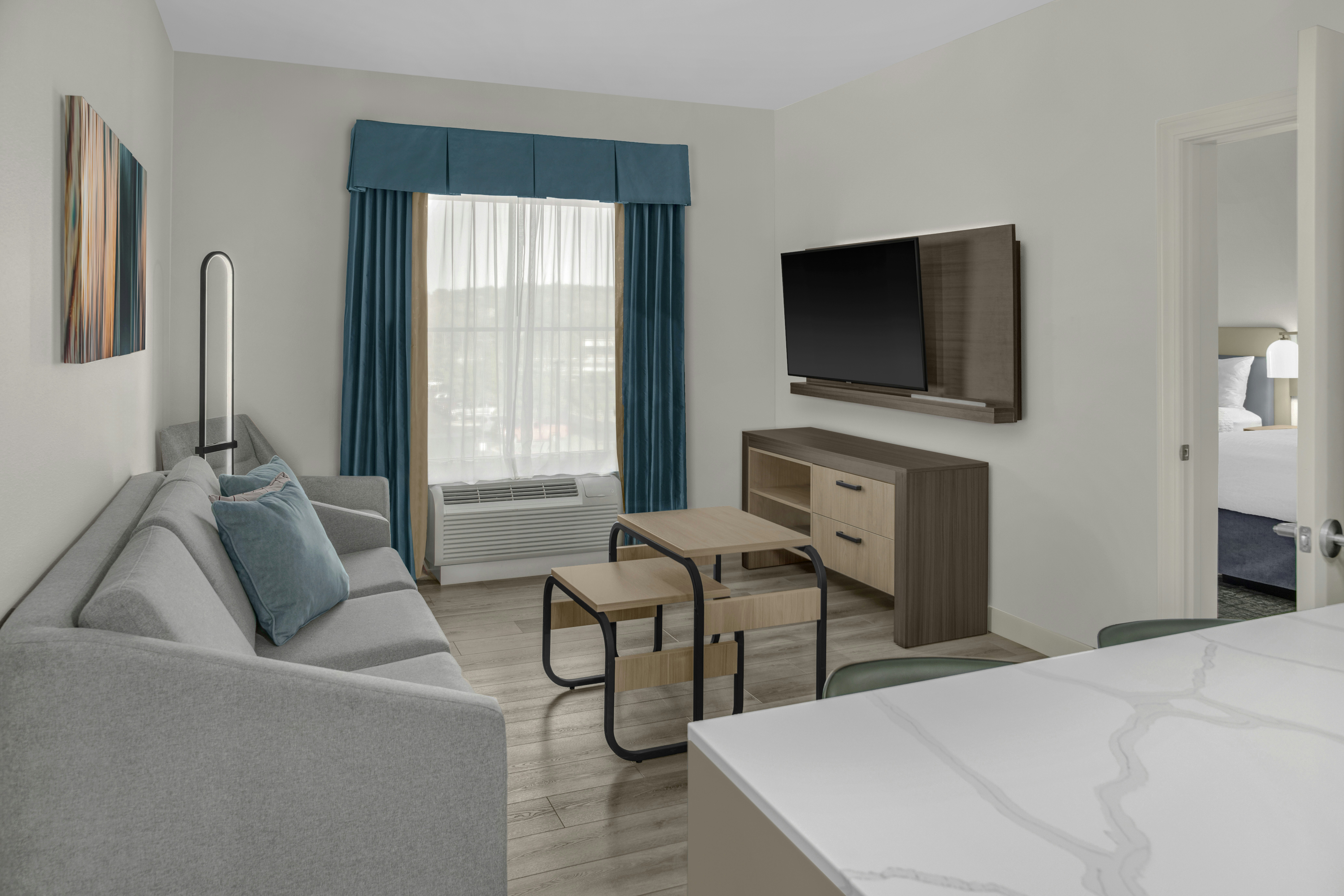 جناح بسريرين كوين بغرفة نوم واحدة، Homewood Suites By Hilton Fayetteville 4/6