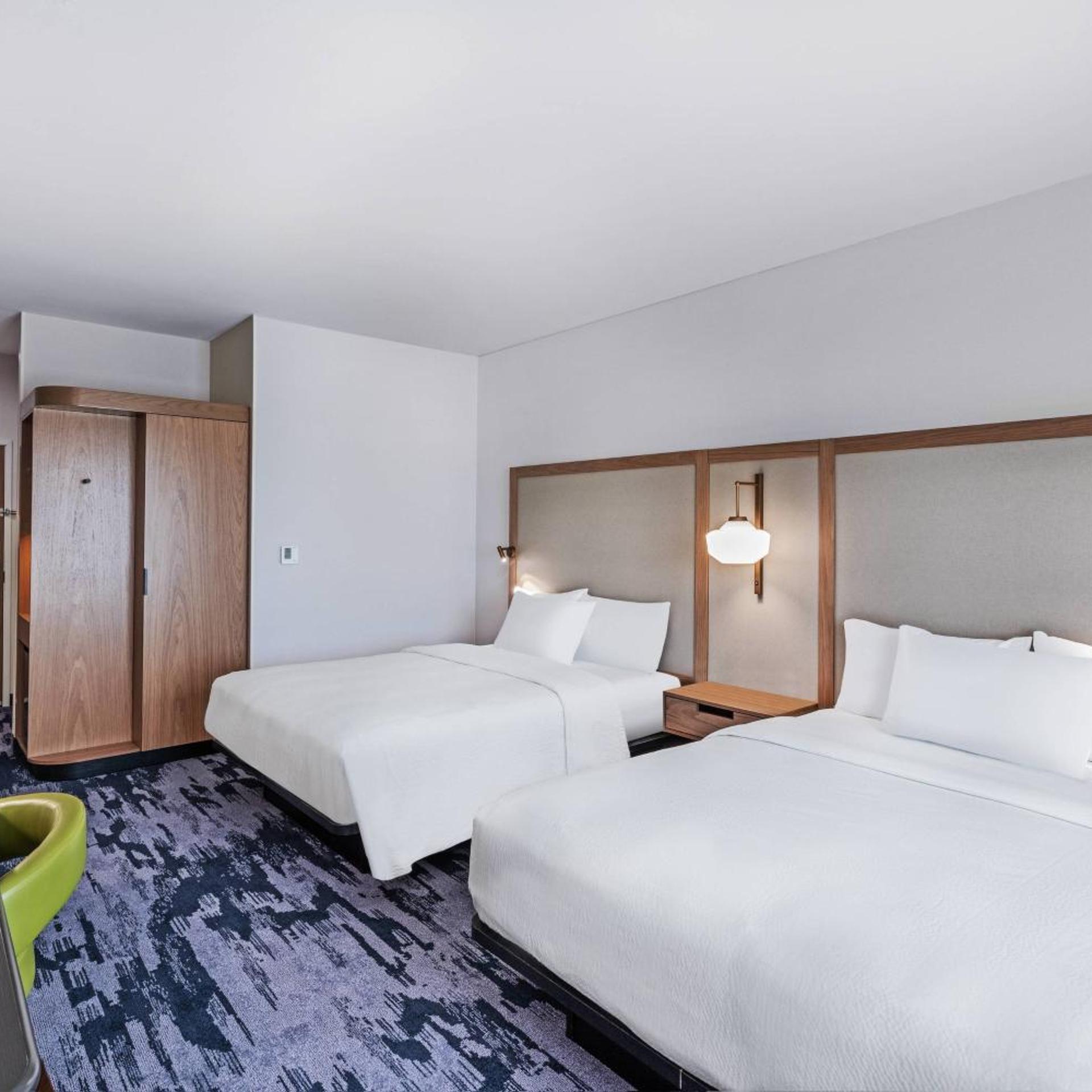 غرفة بسريرين كوين، Fairfield Inn & Suites by Marriott Aberdeen 6/12