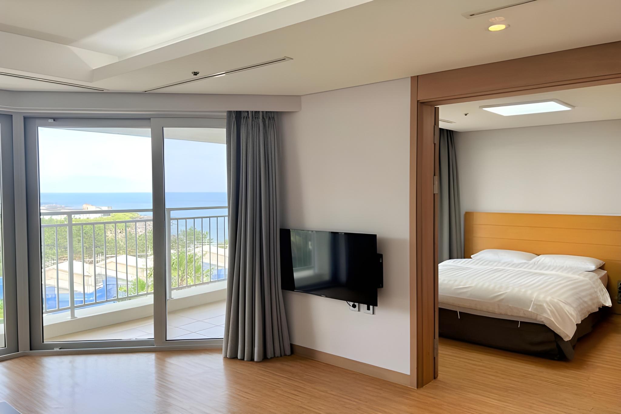 Village, Premier, Suite, Double Bed, Ocean View, Kitchen