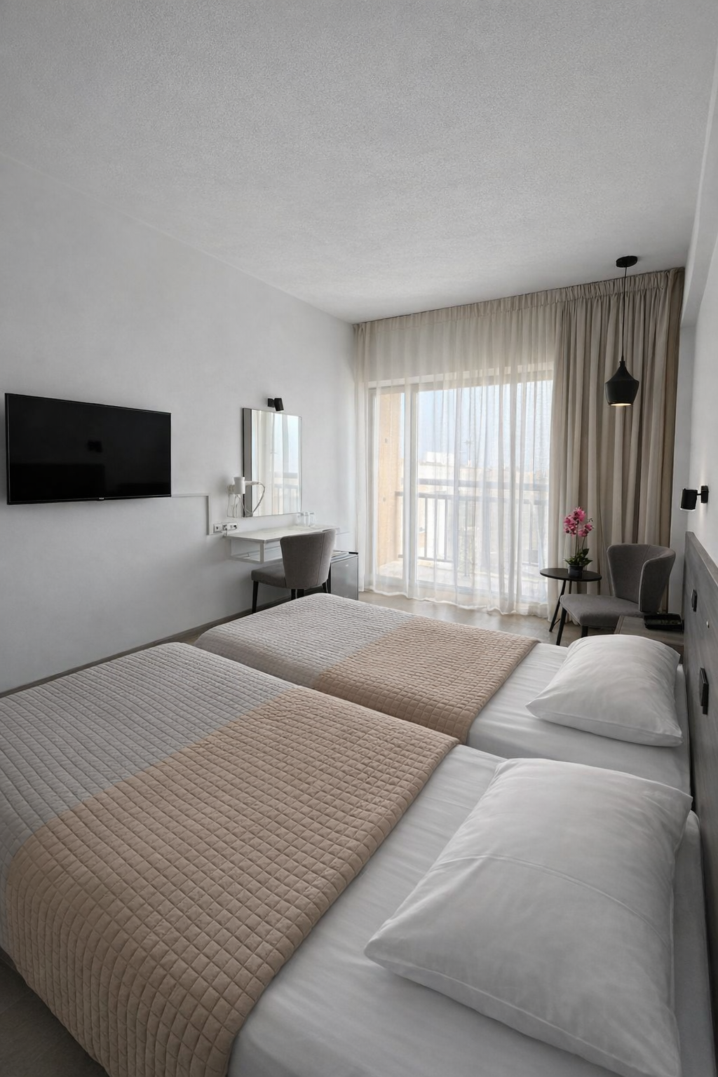 غرفة قياسية بإطلالة على البحر، Navarria Hotel 3/4