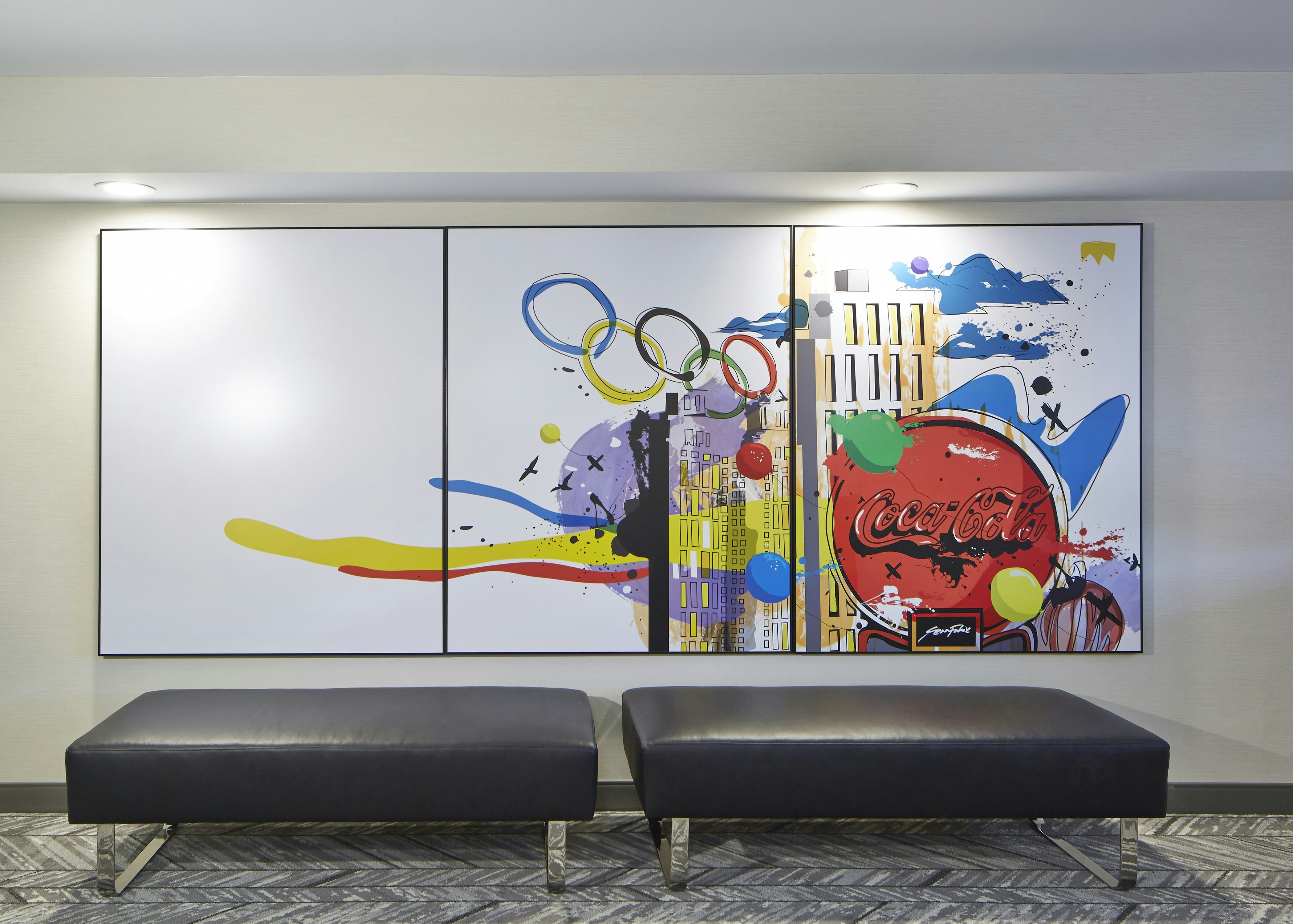 Lobby at Doubletree By Hilton Atlanta Perimeter Dunwoody, ATLANTA - GA