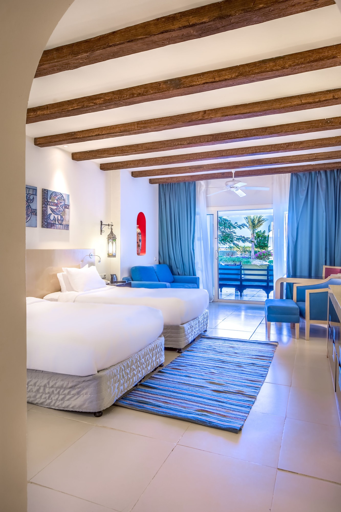 غرفة عائلية بسرير كينج، Hilton Marsa Alam Nubian Resort 2/4