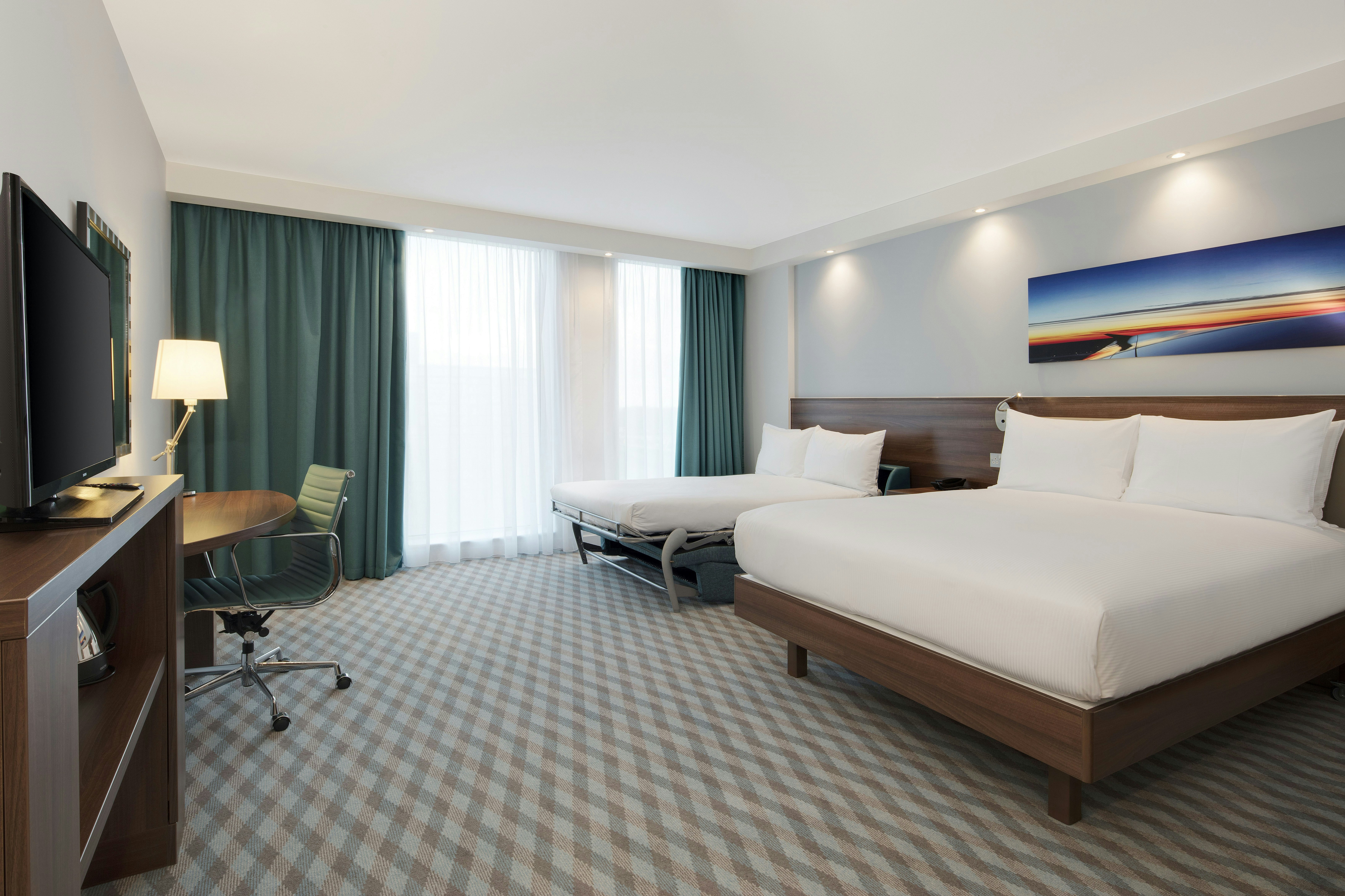 غرفة عائلية بسرير كوين، Hampton By Hilton London Stansted Airport 3/10