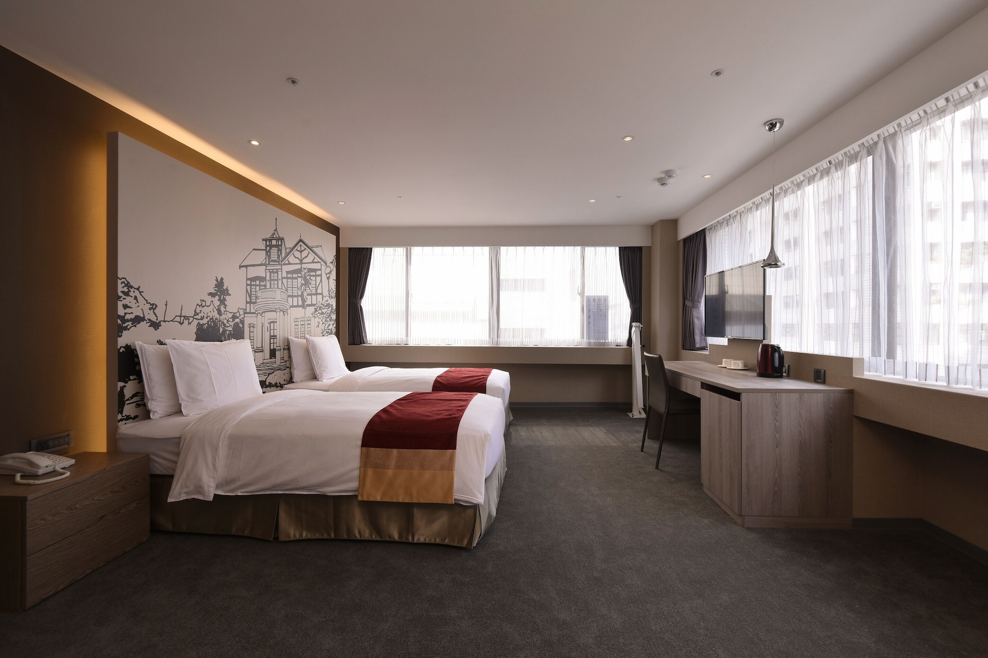 EXECUTIVE, TWIN BEDS