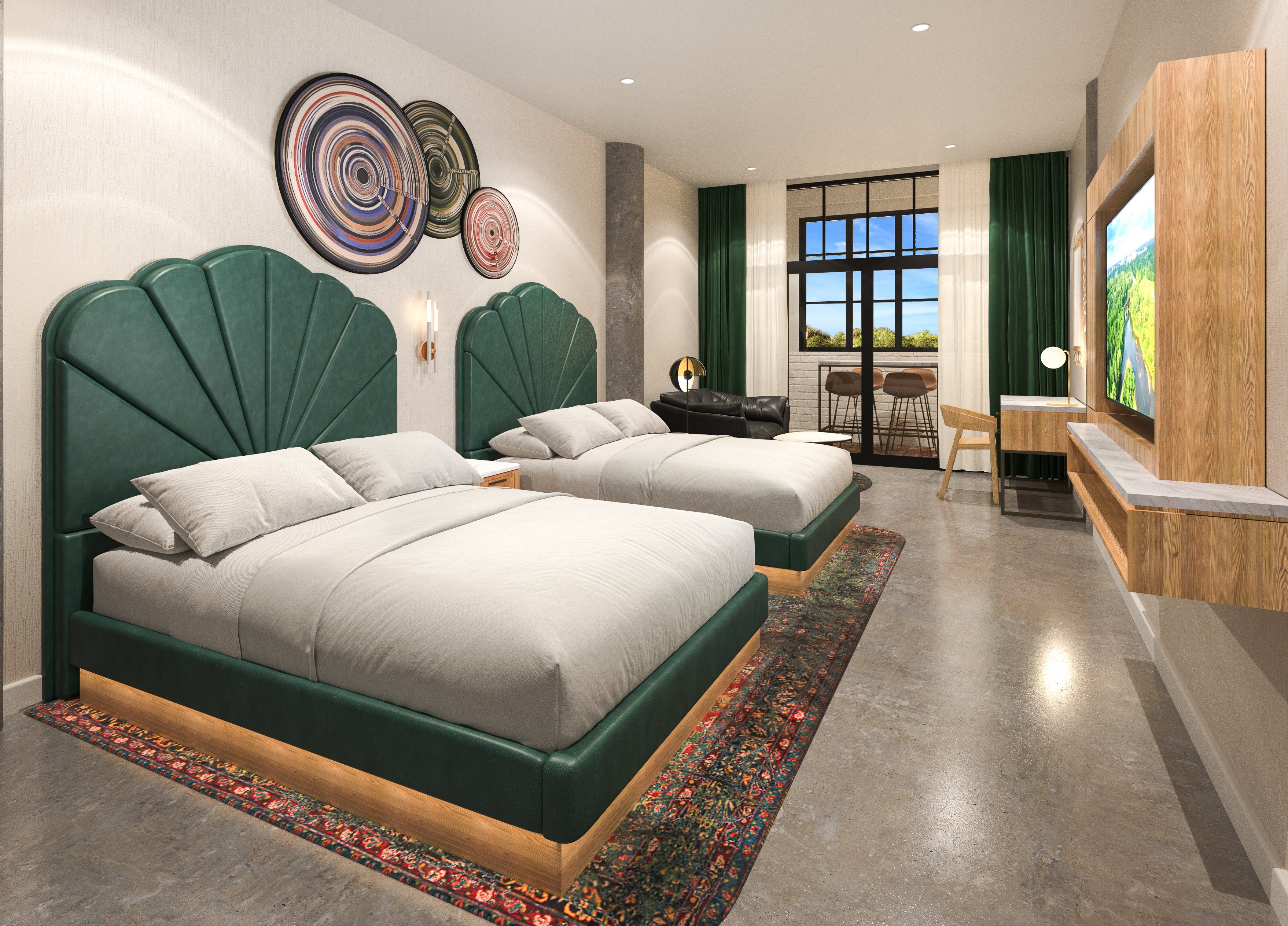 Gold, Suite, 2 Queen Beds, Terrace
