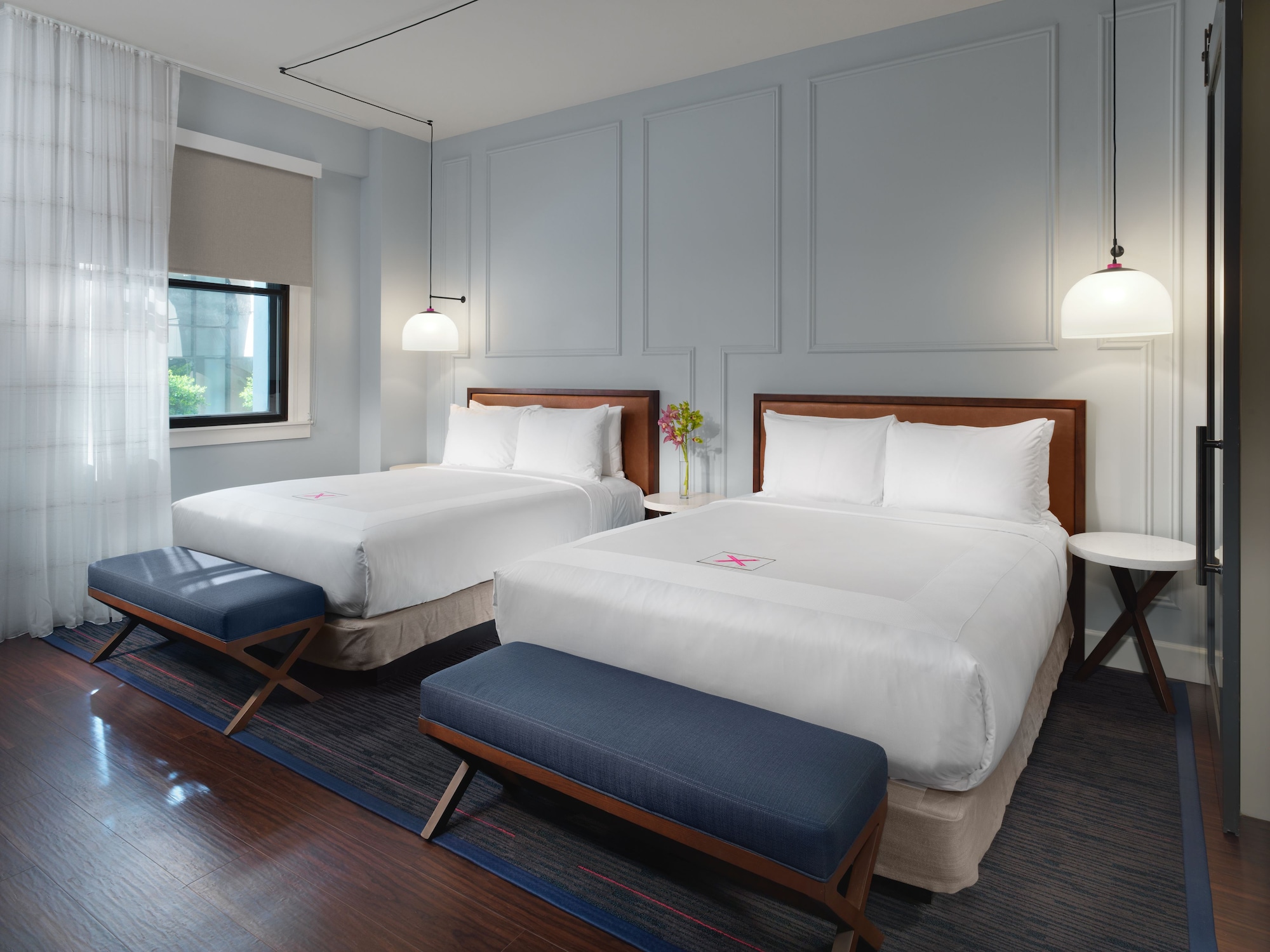 Deluxe, 2 Double Beds, Accessible, Axiom Hotel 2/10