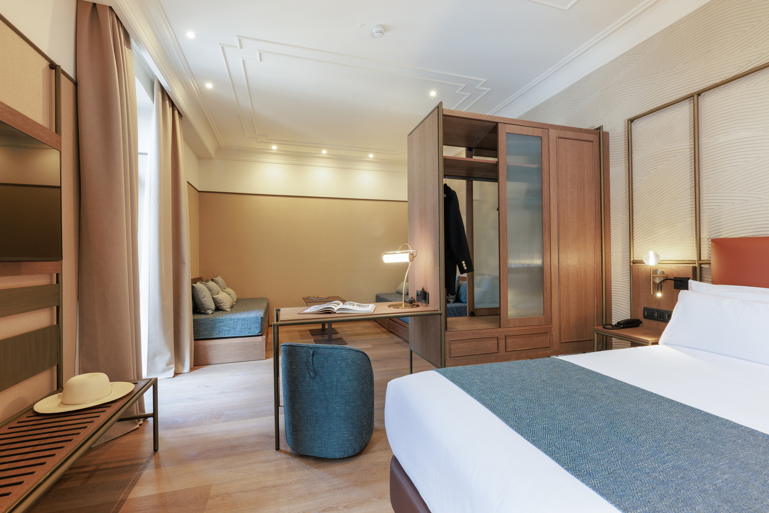 غرفة بريميوم مفردة بسرير مزدوج، Medinaceli Hotel 2/5