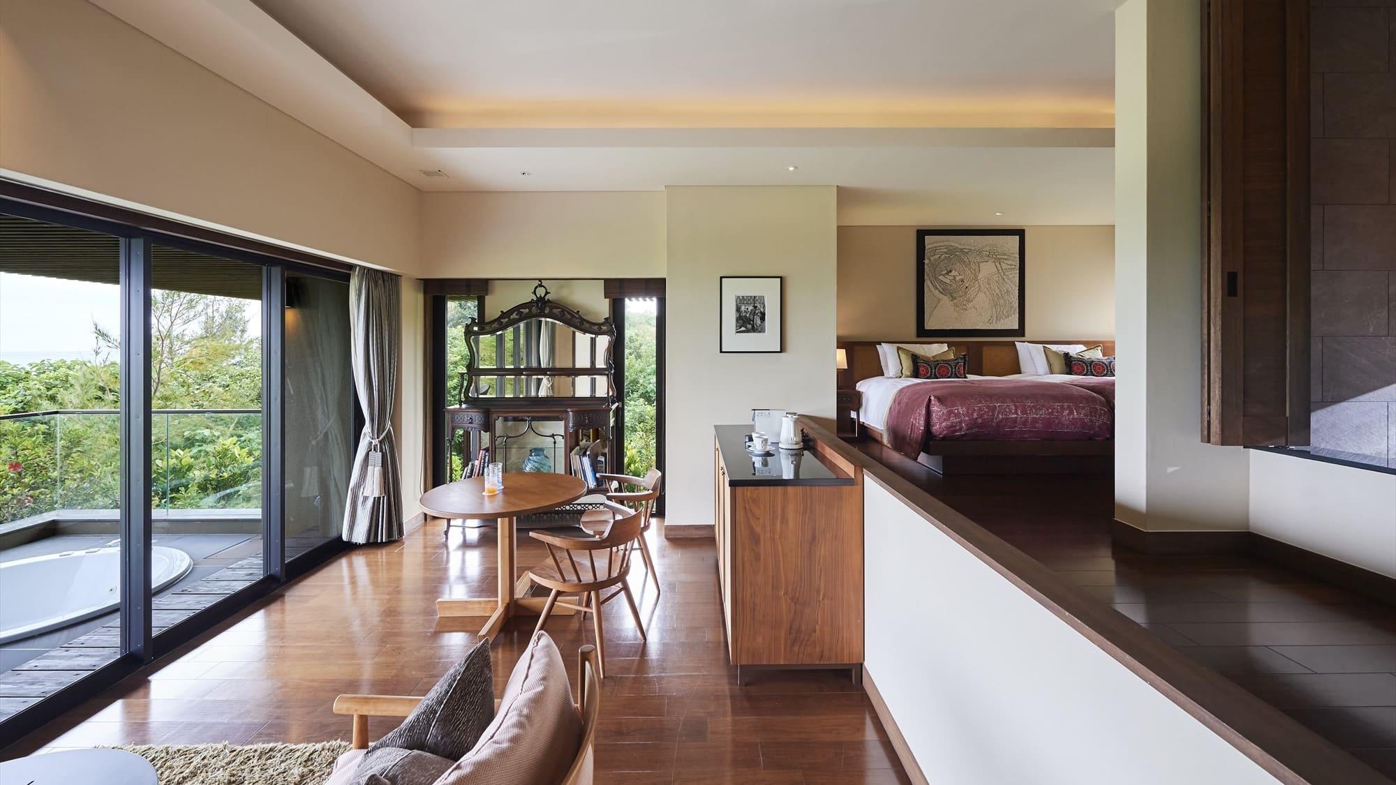 Luxury, Suite, Villa, Twin Beds, Ocean View