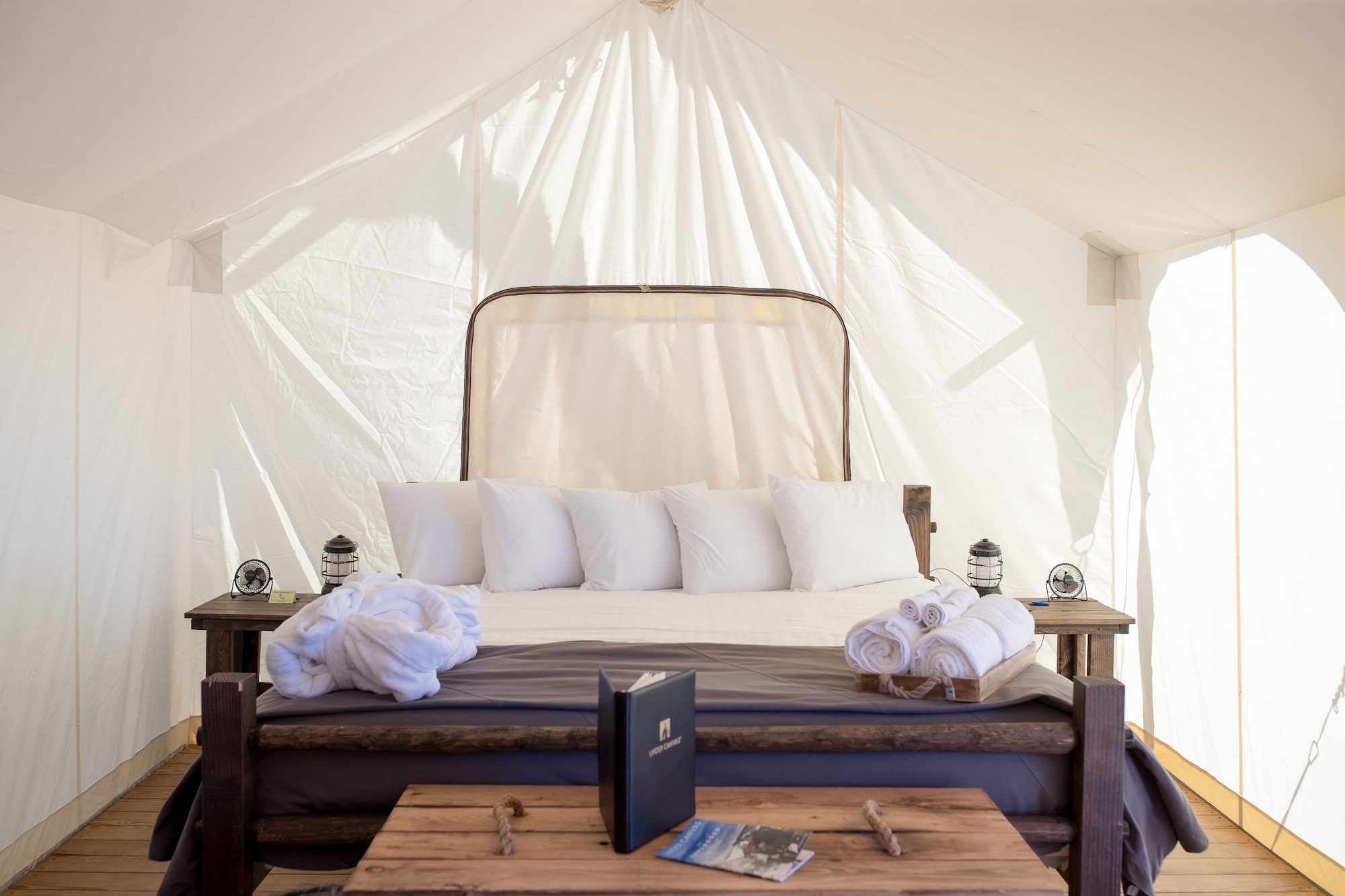 Safari, Tent, King Bed, Shared Bathroom