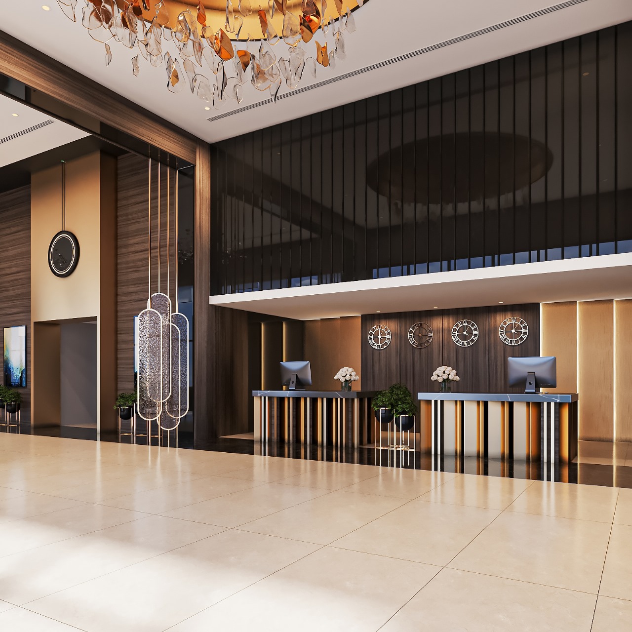 Lobby at Warwick Al Taif Hotel, TAIF