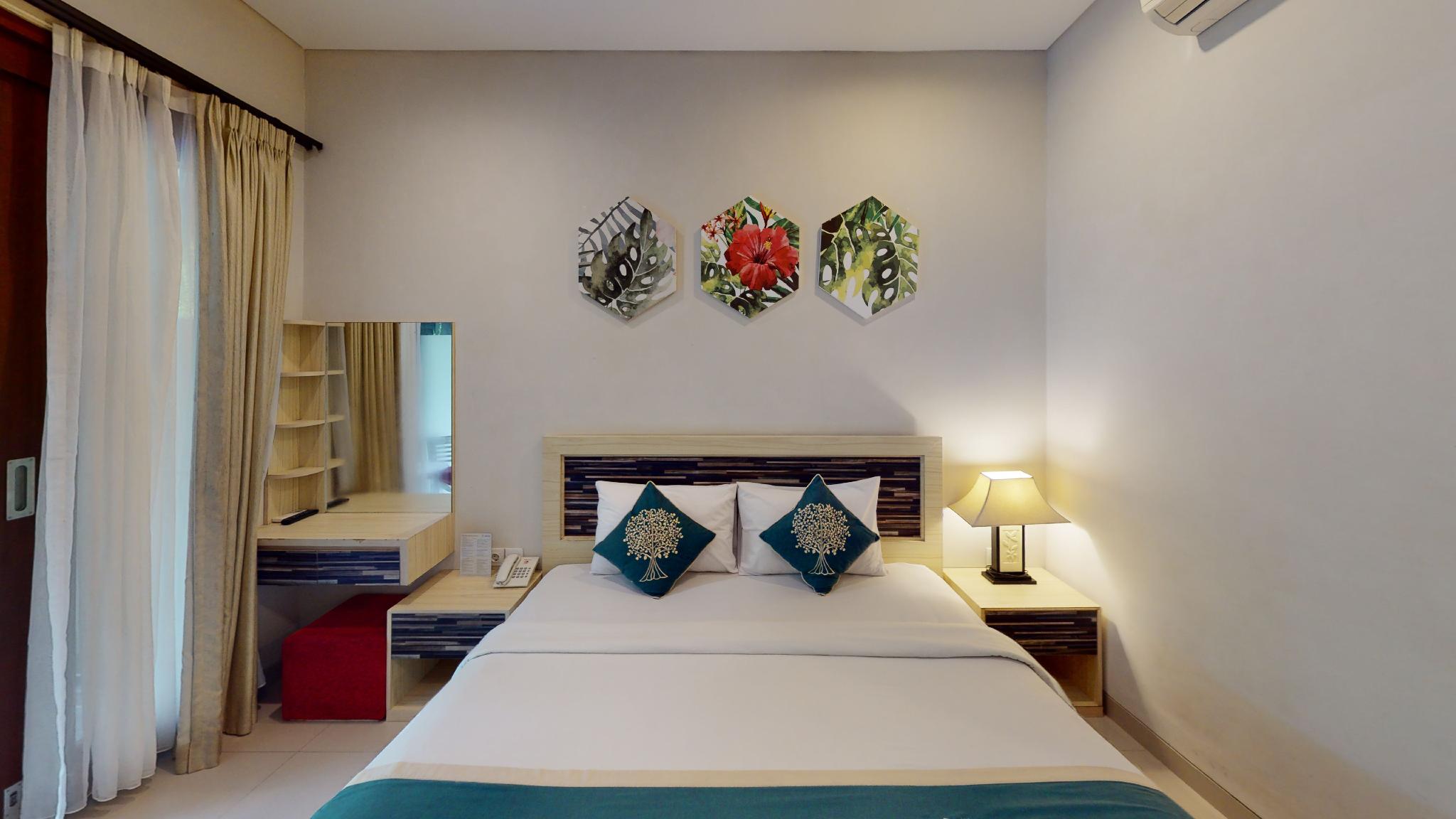 غرفة بسرير مزدوج بإطلالة على المسبح، Vansari Hotel 2/2