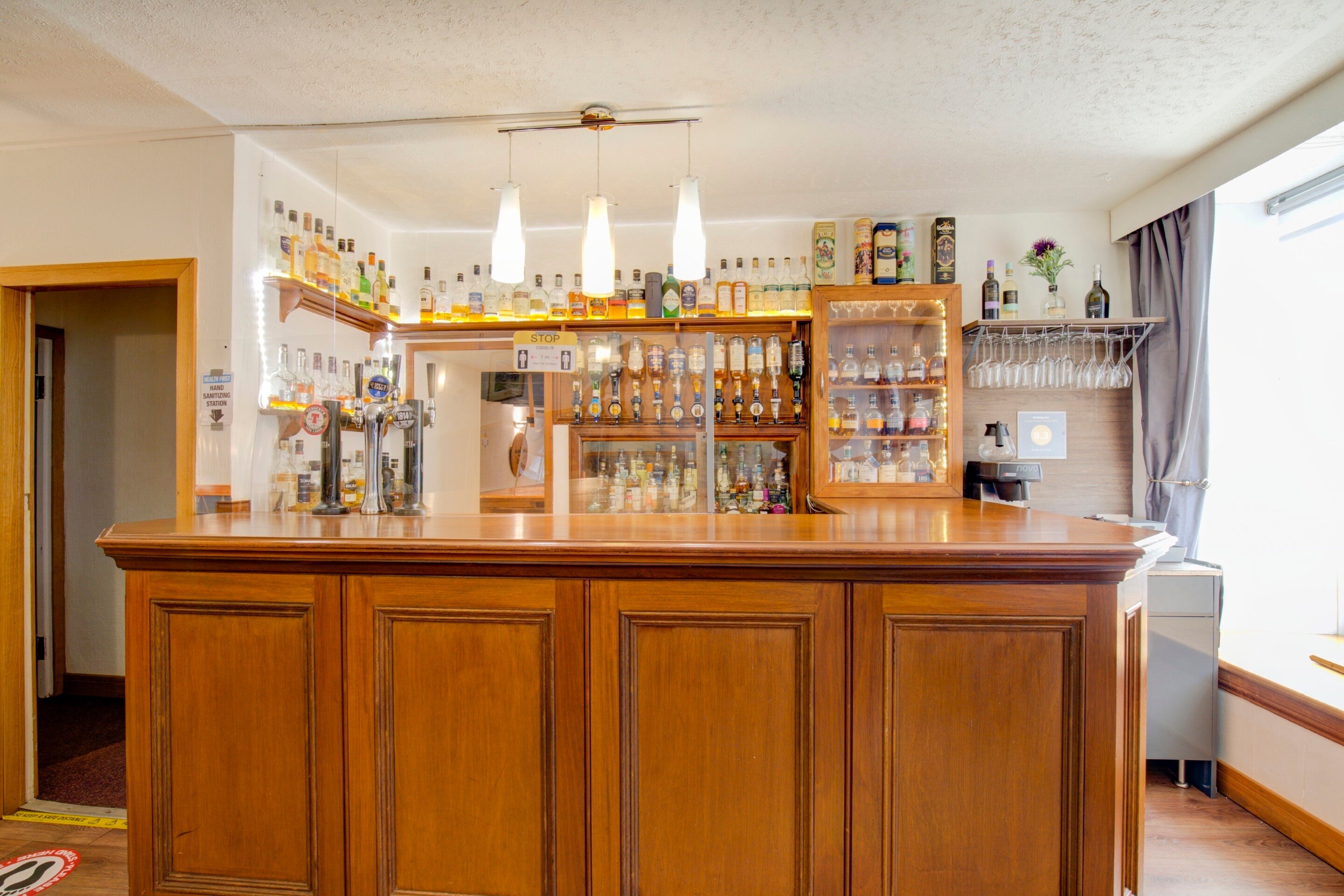 Lobby at OYO Eastbank Hotel, Speyside Scotland, Aberlour