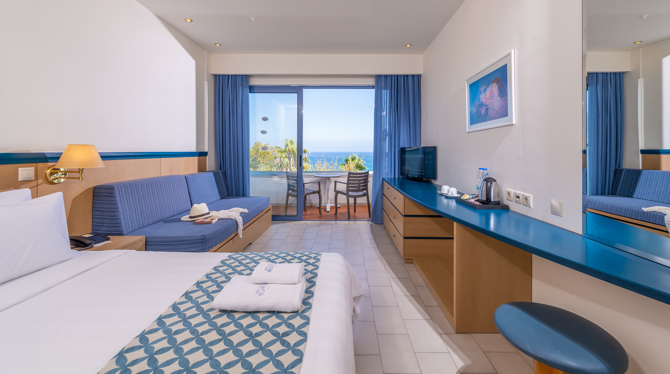 Superior, Double or Twin Bed, Sea View
