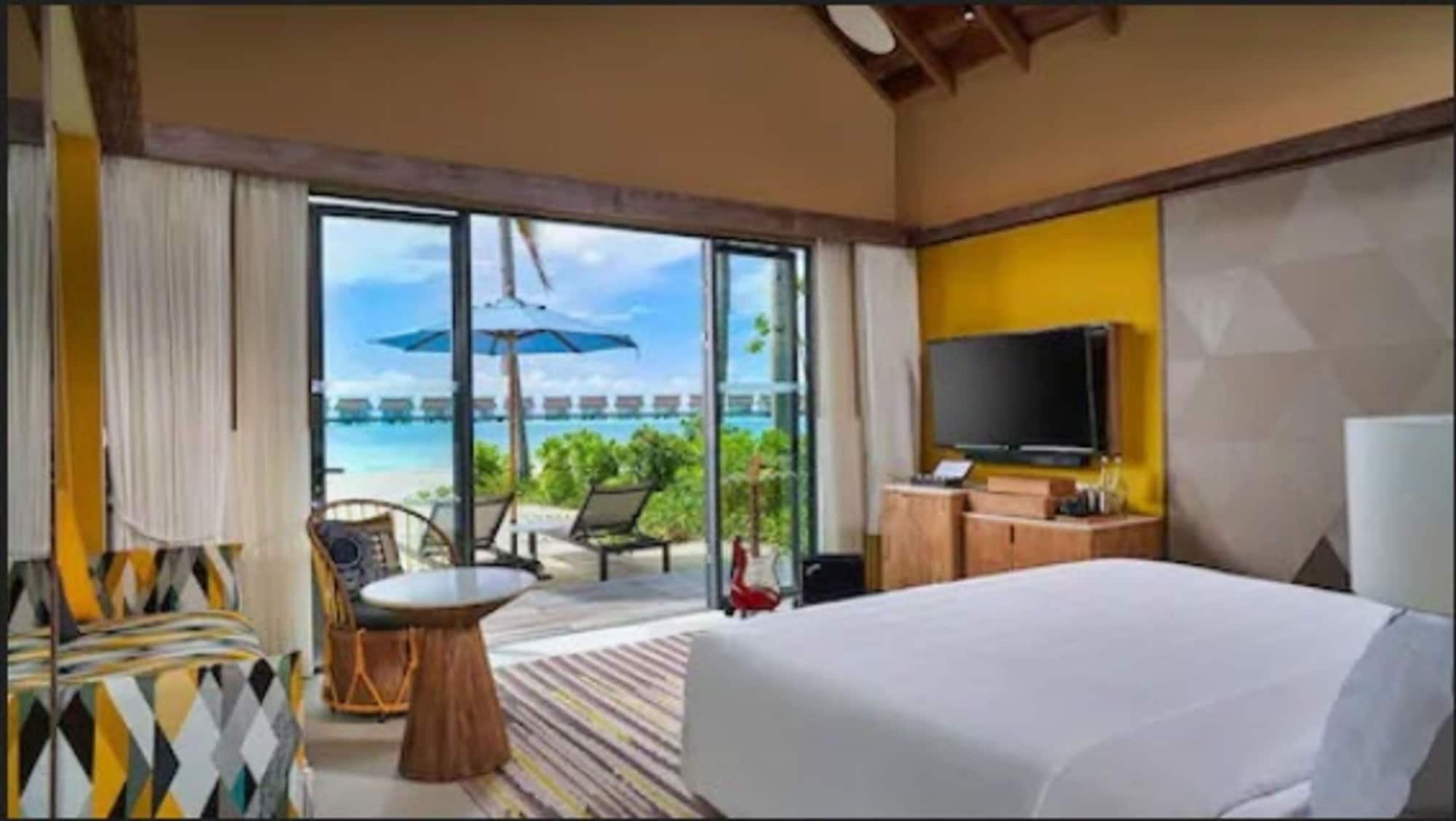 Gold, Beach Villa, King Bed, Sofa