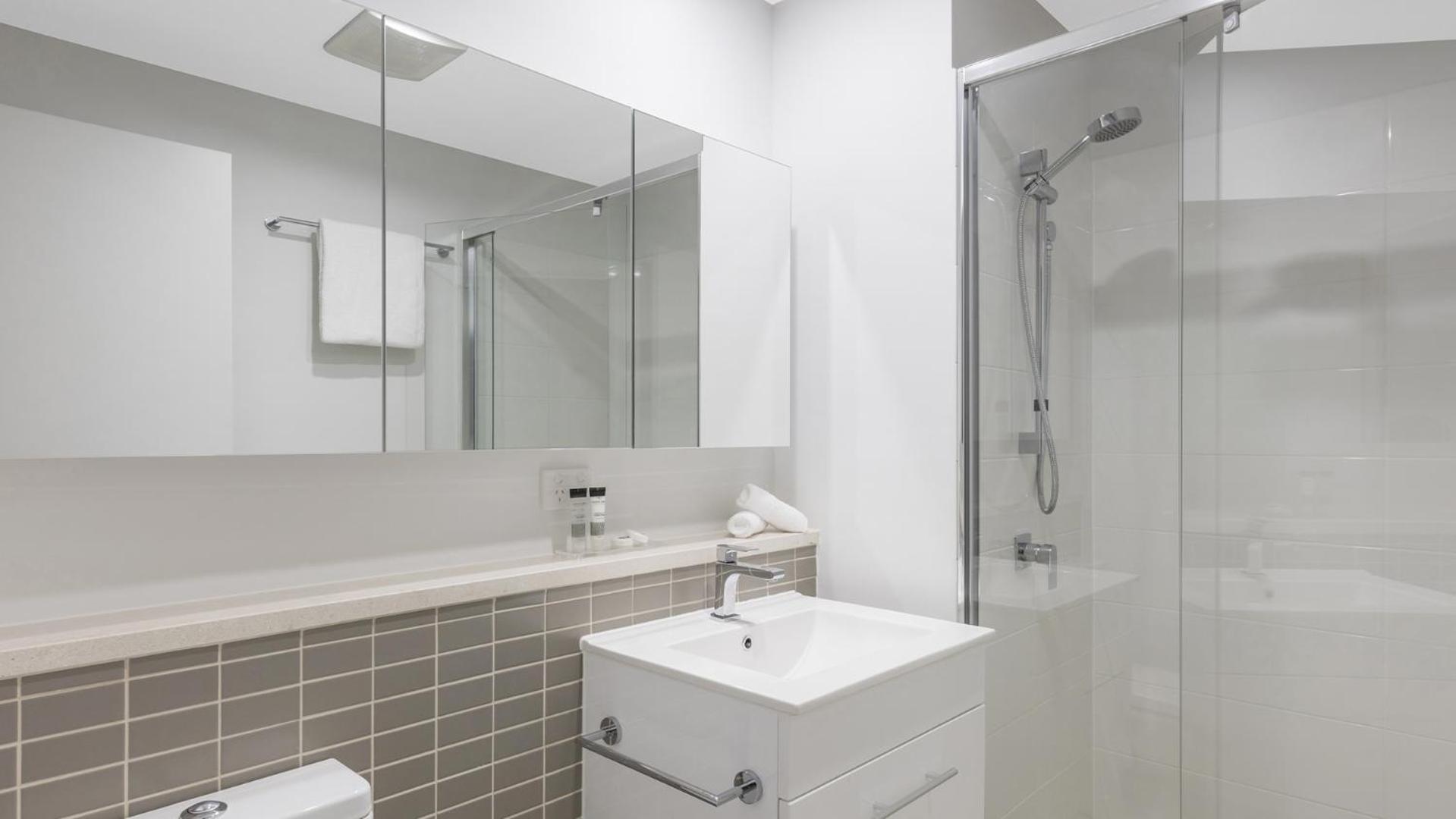 شقة تنفيذية بسرير كوين بغرفة نوم واحدة، Oaks Brisbane Woolloongabba Suites 2/2