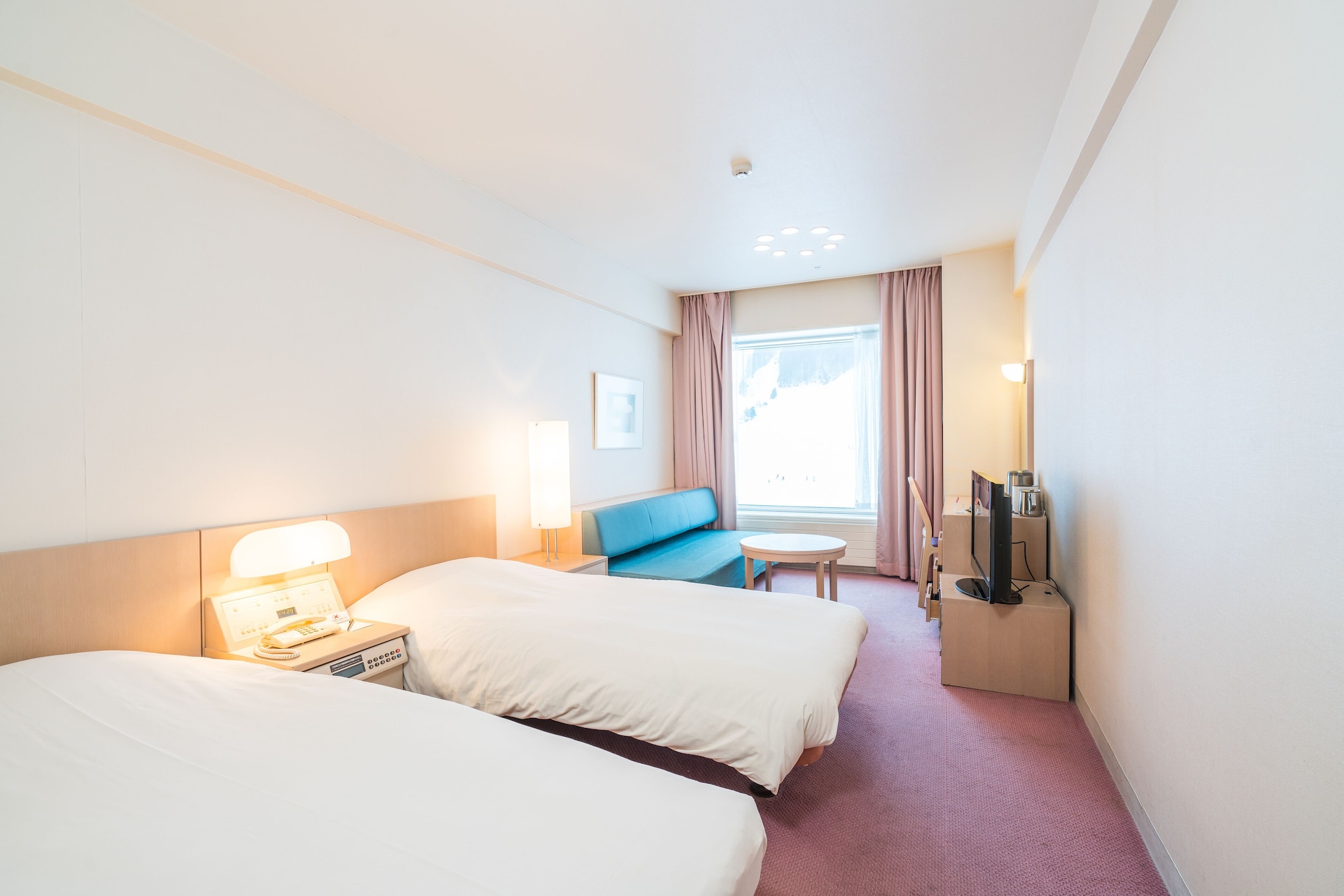 Room, Twin Beds, Slope View, Sofa, Building 4