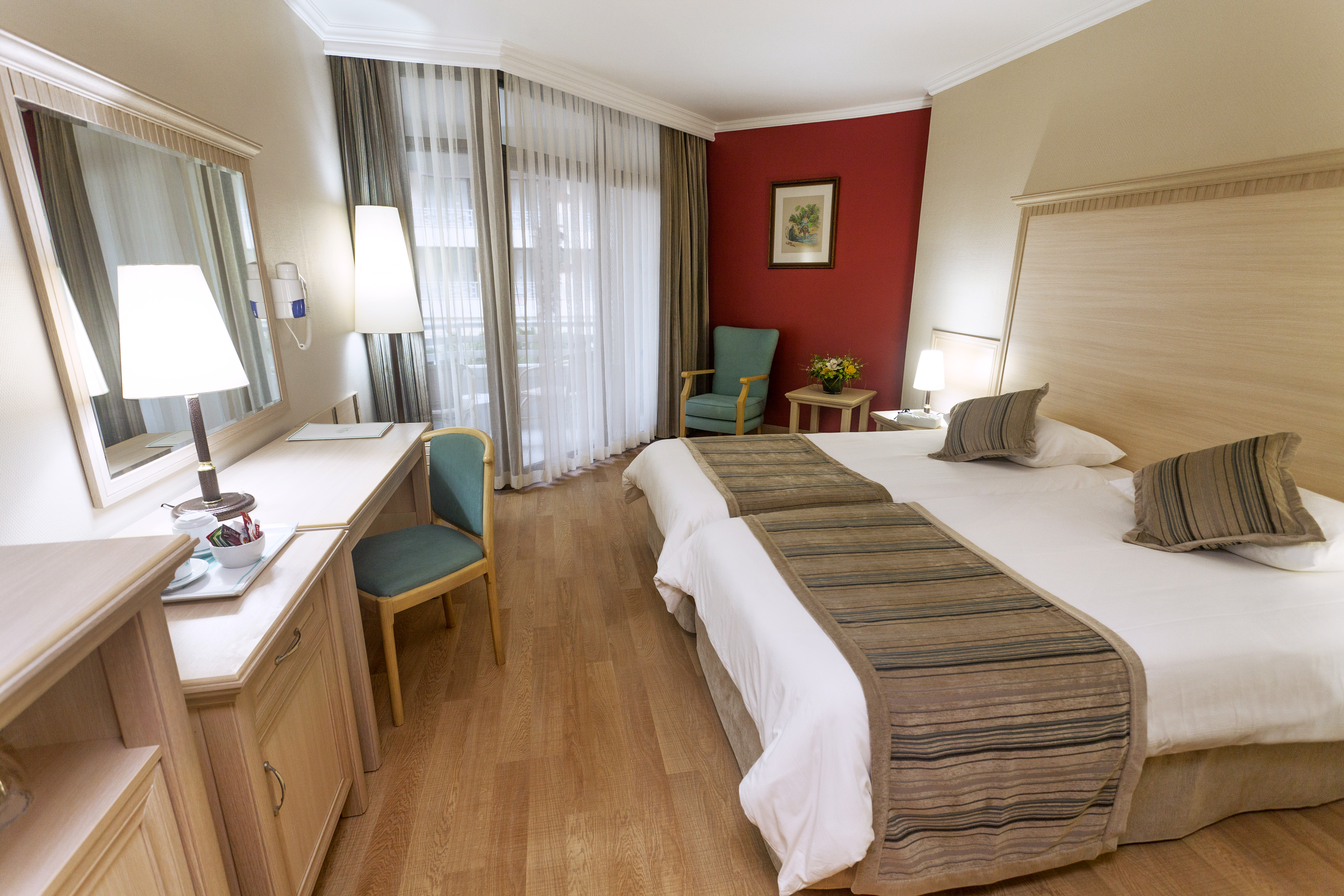 ROOM, SINGLE, DOUBLE BED, LAND VIEW