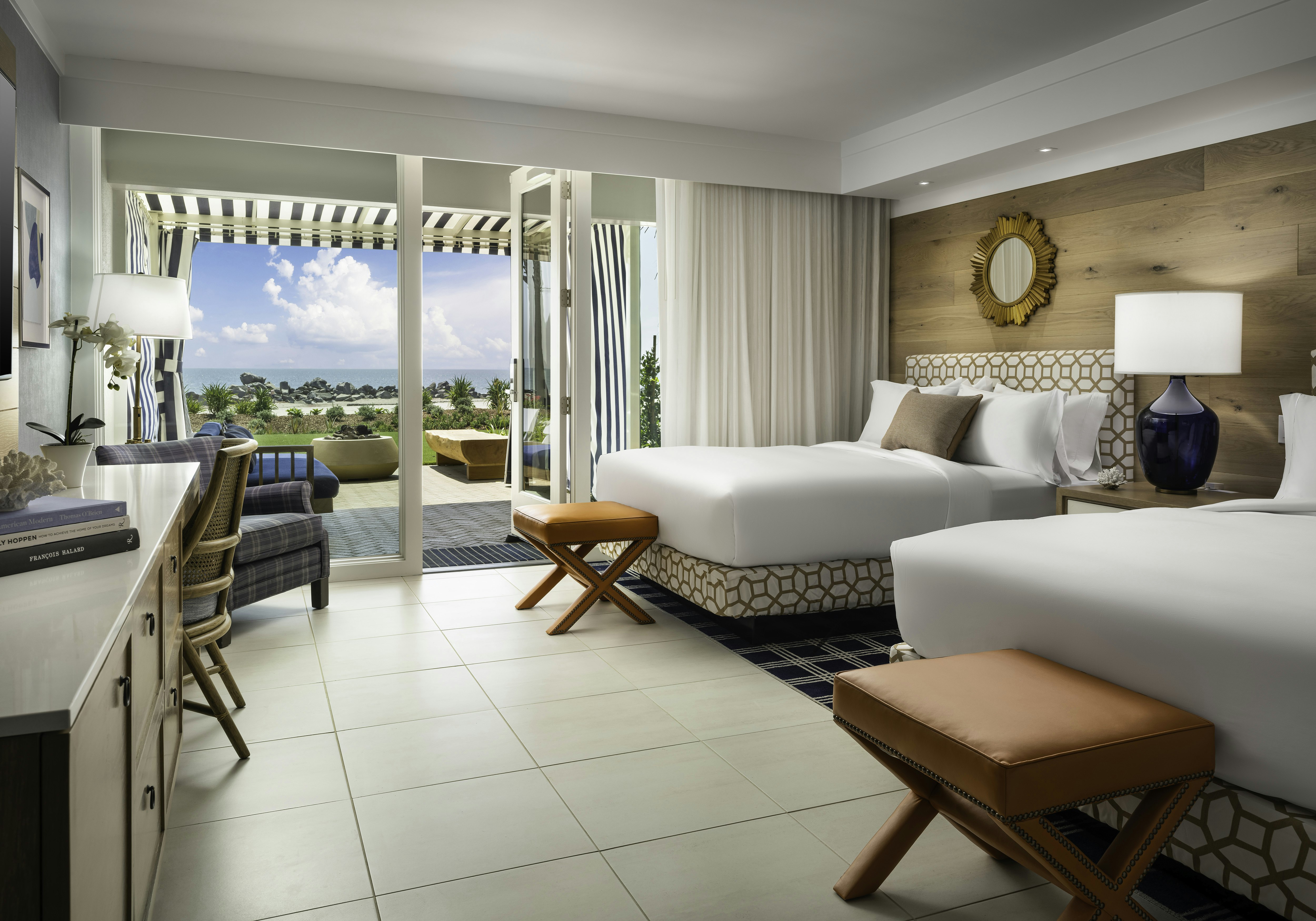 Beach, Club, Cabana, 2 Queen Beds