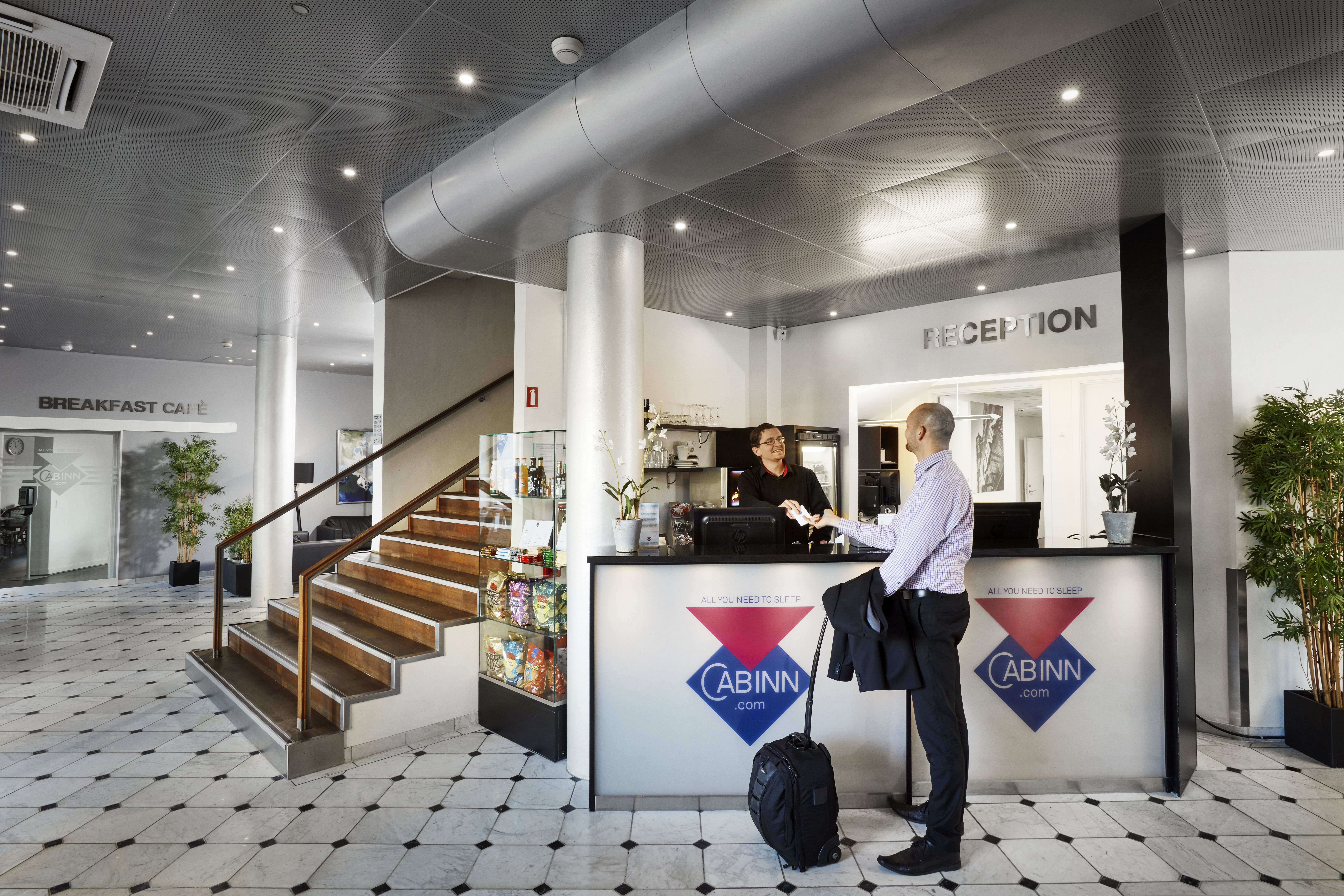 Lobby at CABINN Esbjerg, ESBJERG
