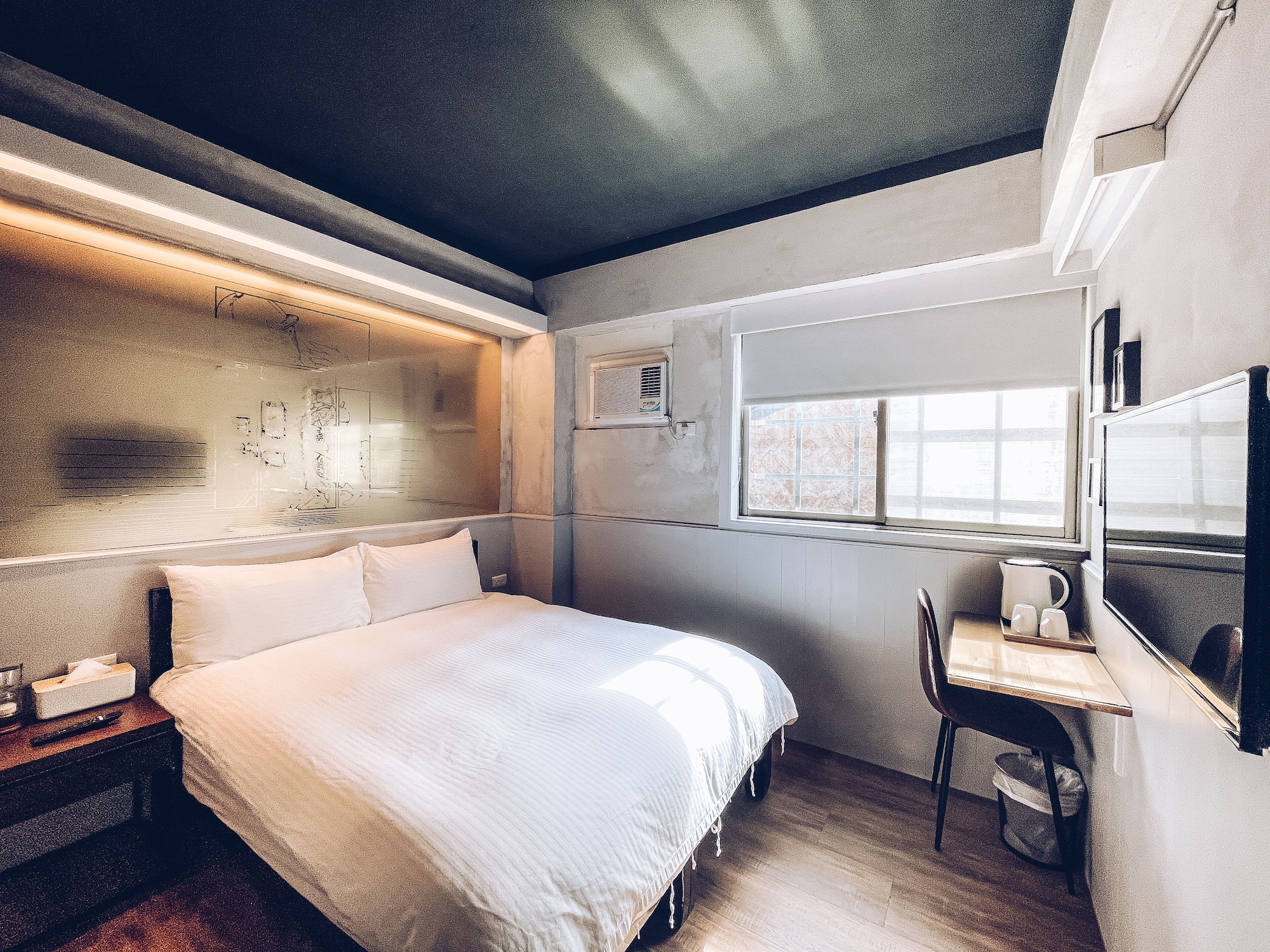 غرفة قياسية بسرير مزدوج، H& Jiufen The Ocean Theory BnB 3/10