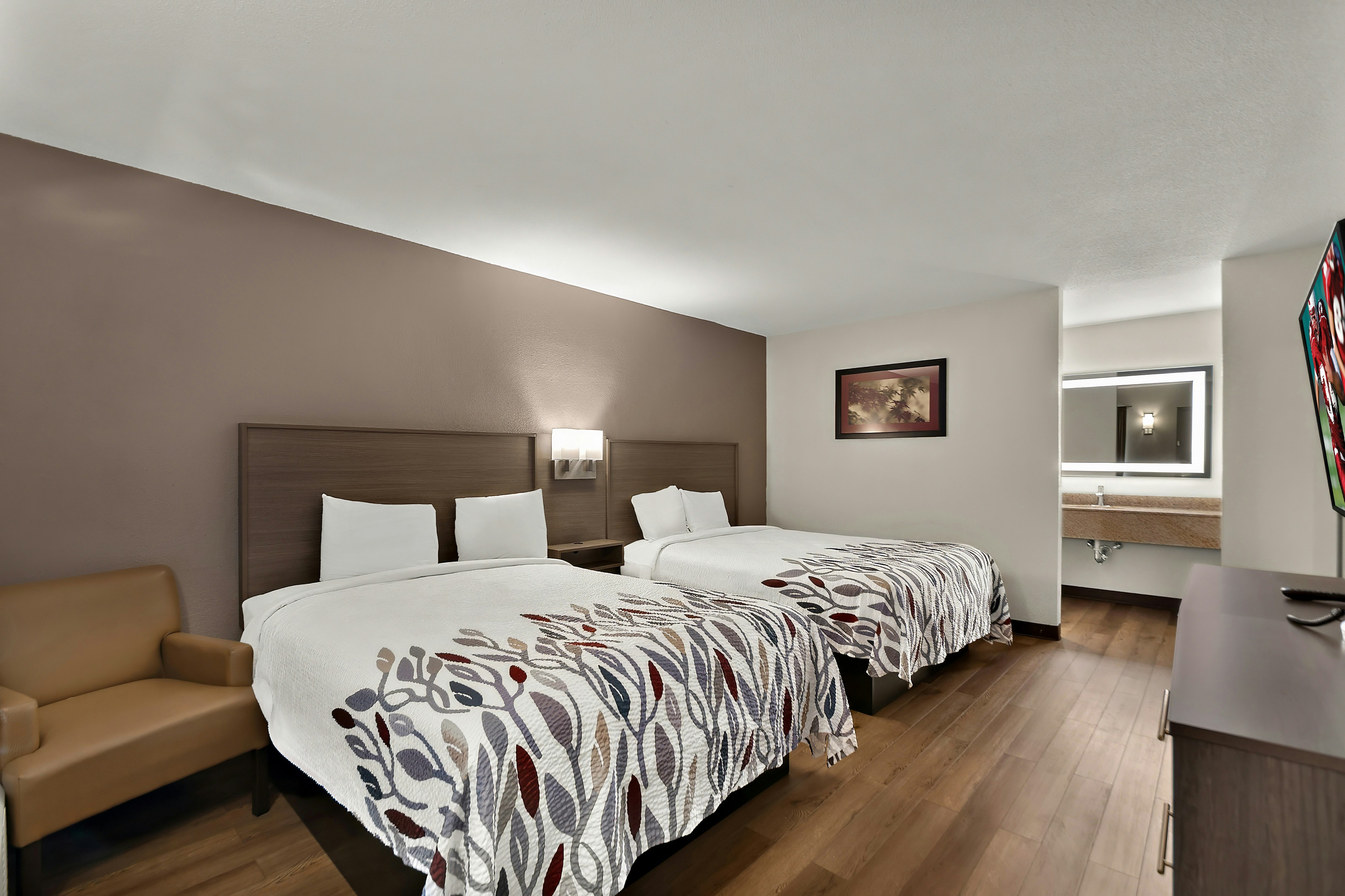 غرفة ديلوكس بسريرين كوين، Red Roof Inn Winchester, VA 6/9