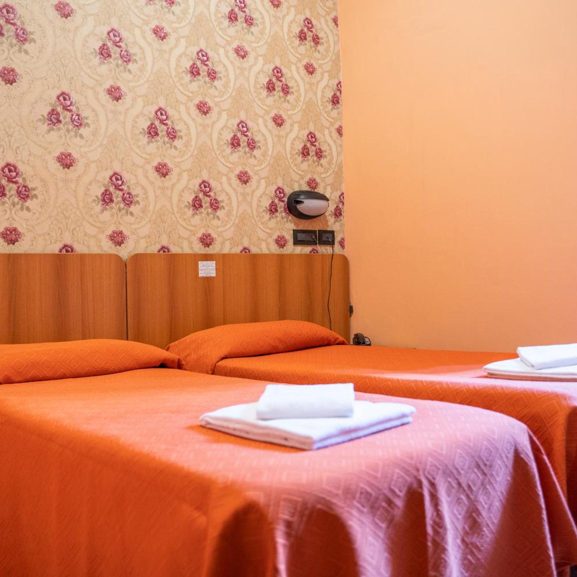 غرفة بسرير مزدوج أو سريرين منفصلين، Hotel Ferrarese Roma 4/10