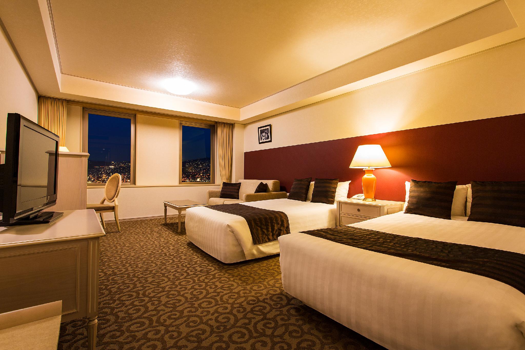 Premium, Twin Beds, Harbour View, Night View, Top Floor