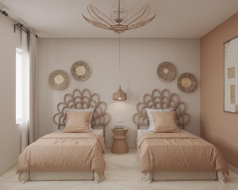 Loft, Double Bed, Pool Side