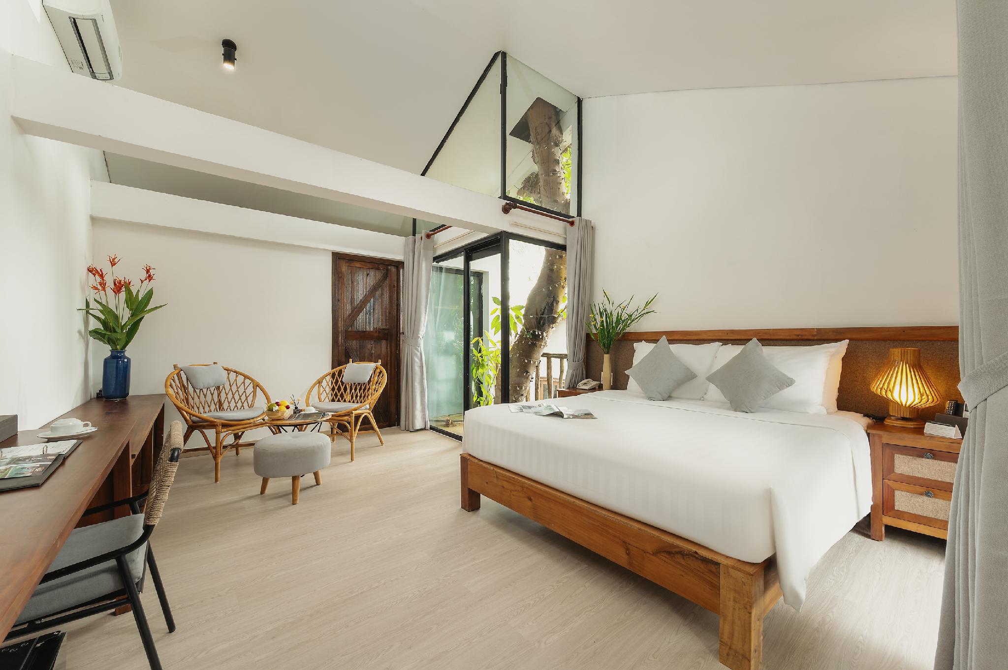 Tropical, Garden, Village, Double Bed