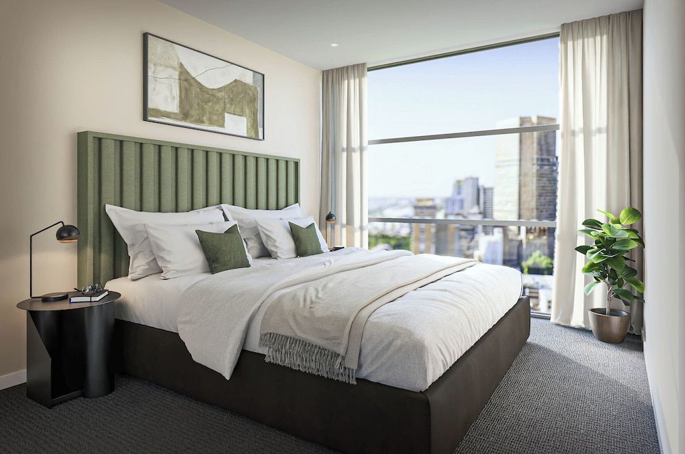 شقة بسرير كينج بغرفة نوم واحدة، Oaks Melbourne on Lonsdale Suites 3/10