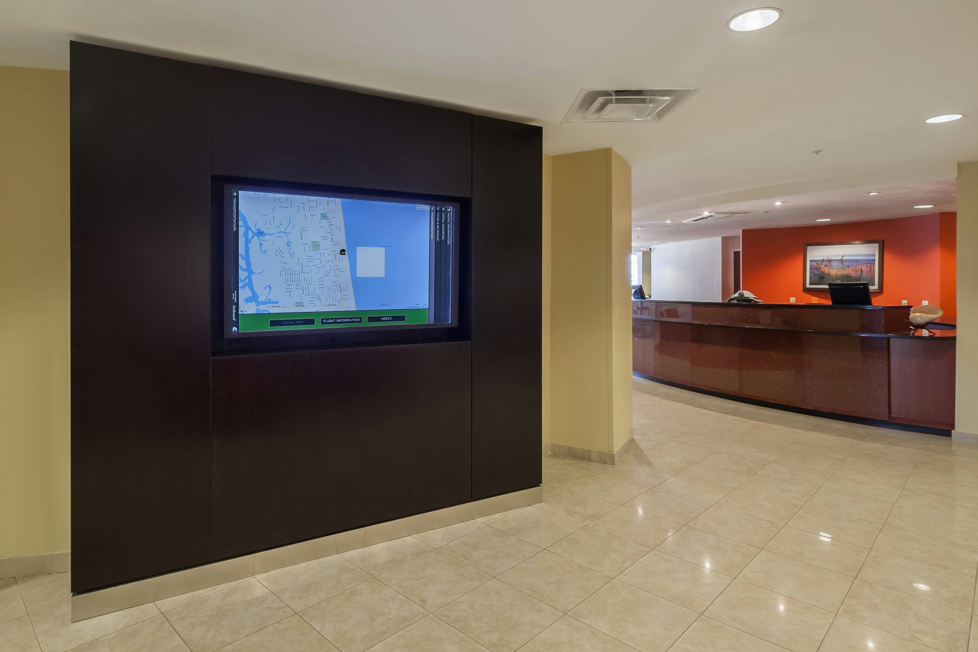 Lobby at Courtyard By Marriott Jacksonville Beach Oceanfront, JACKSONVILLE BEACH - FL