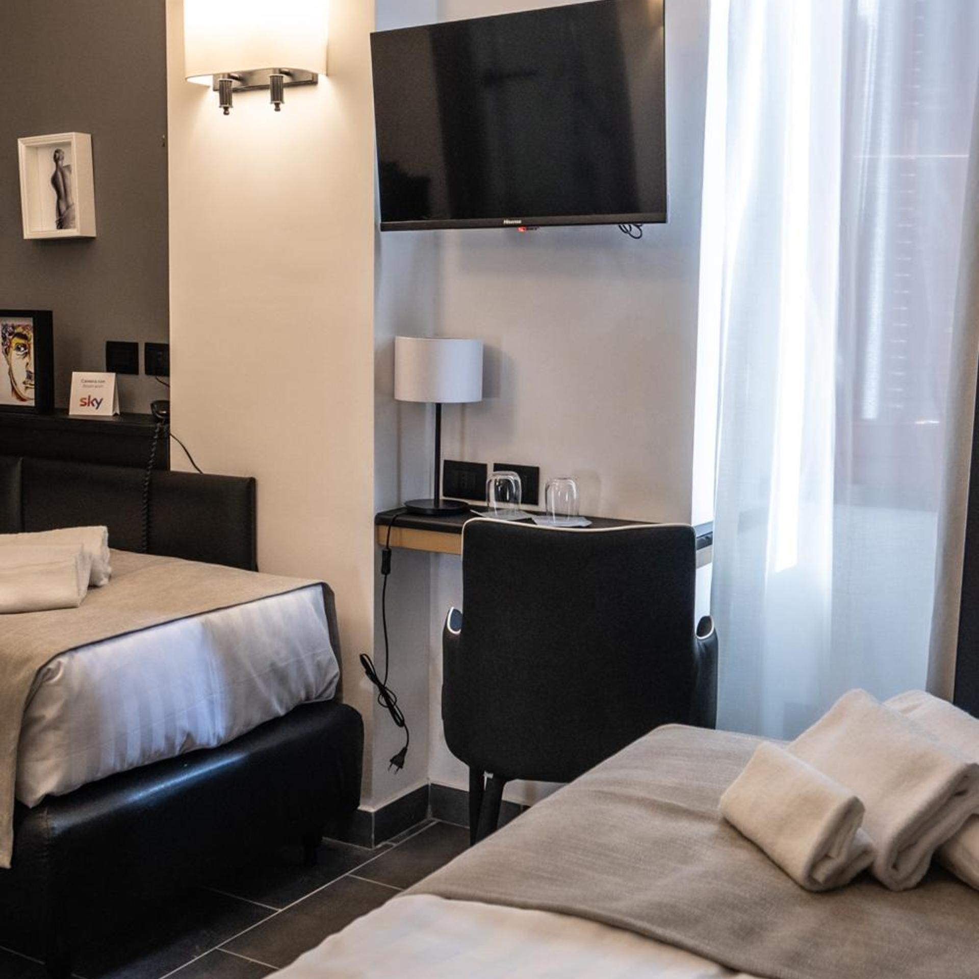 غرفة بسريرين منفصلين، Relais Manzoni 9/10