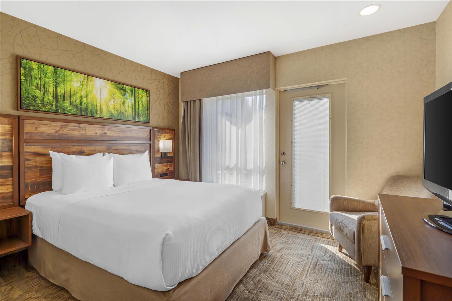 Suite, Queen Bed, Sofa, Balcony