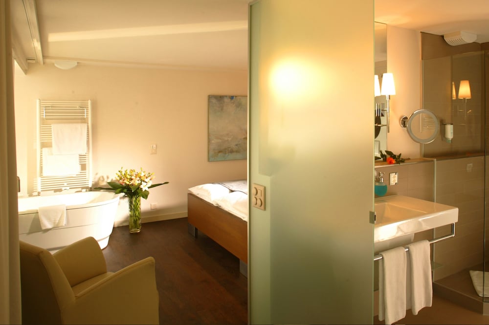 جناح ديلوكس بسرير مزدوج مع أريكة، Hotel Arc En Ciel Gstaad 6/10