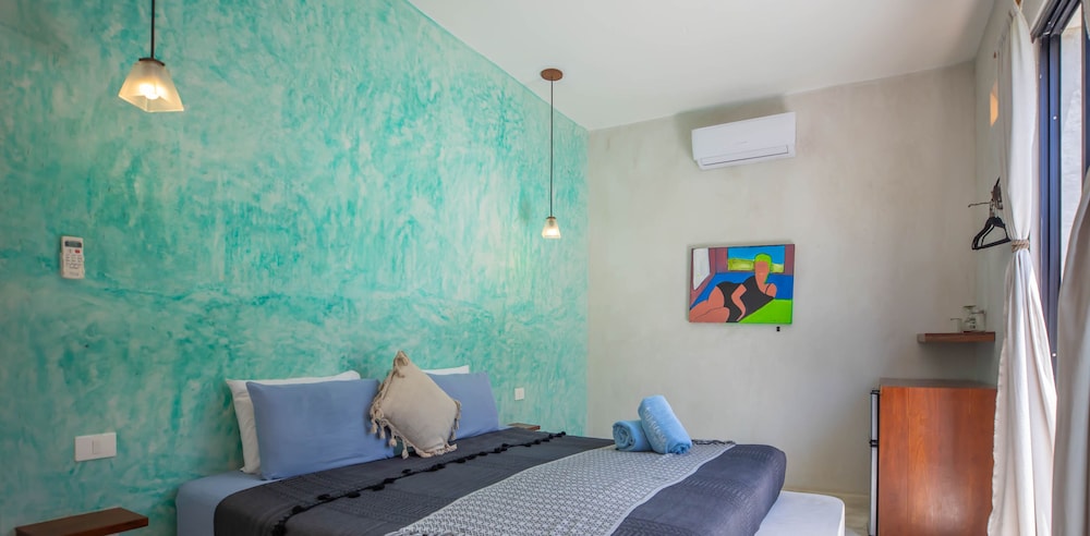 غرفة بسرير كينج بشرفة، Turquoise Tulum Hotel 8/10