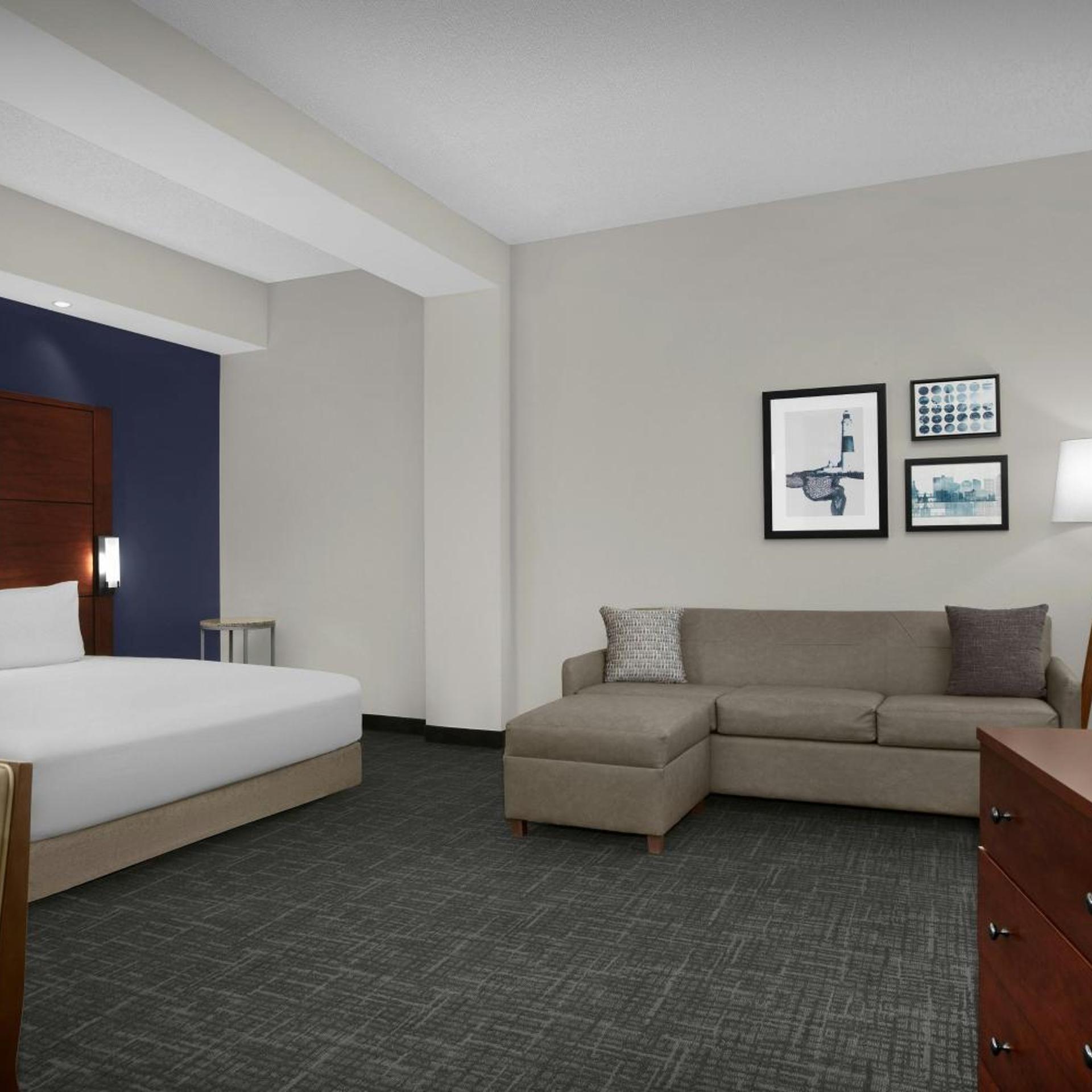 Studio, King Bed, Sofa, Bathtub, Accessible