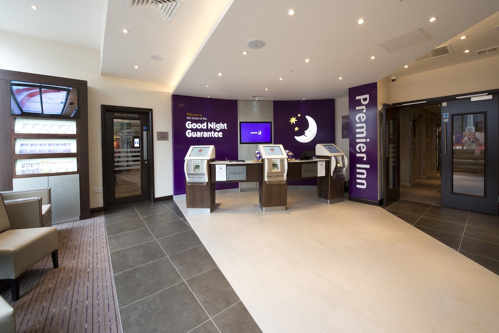 Lobby at Premier Inn Bristol City Centre Lewins Mead, BRISTOL