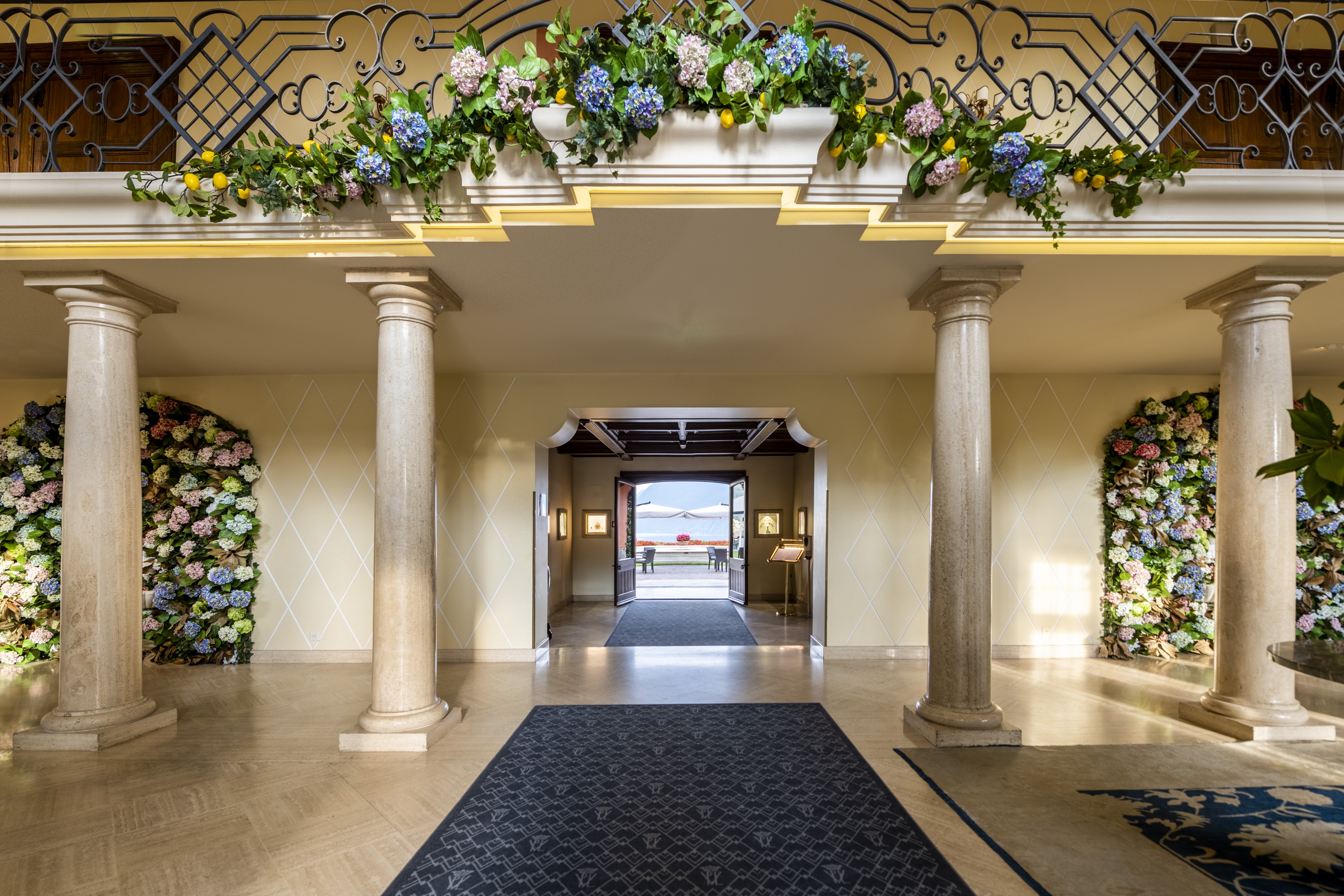 Lobby at Villa Principe Leopoldo, LUGANO