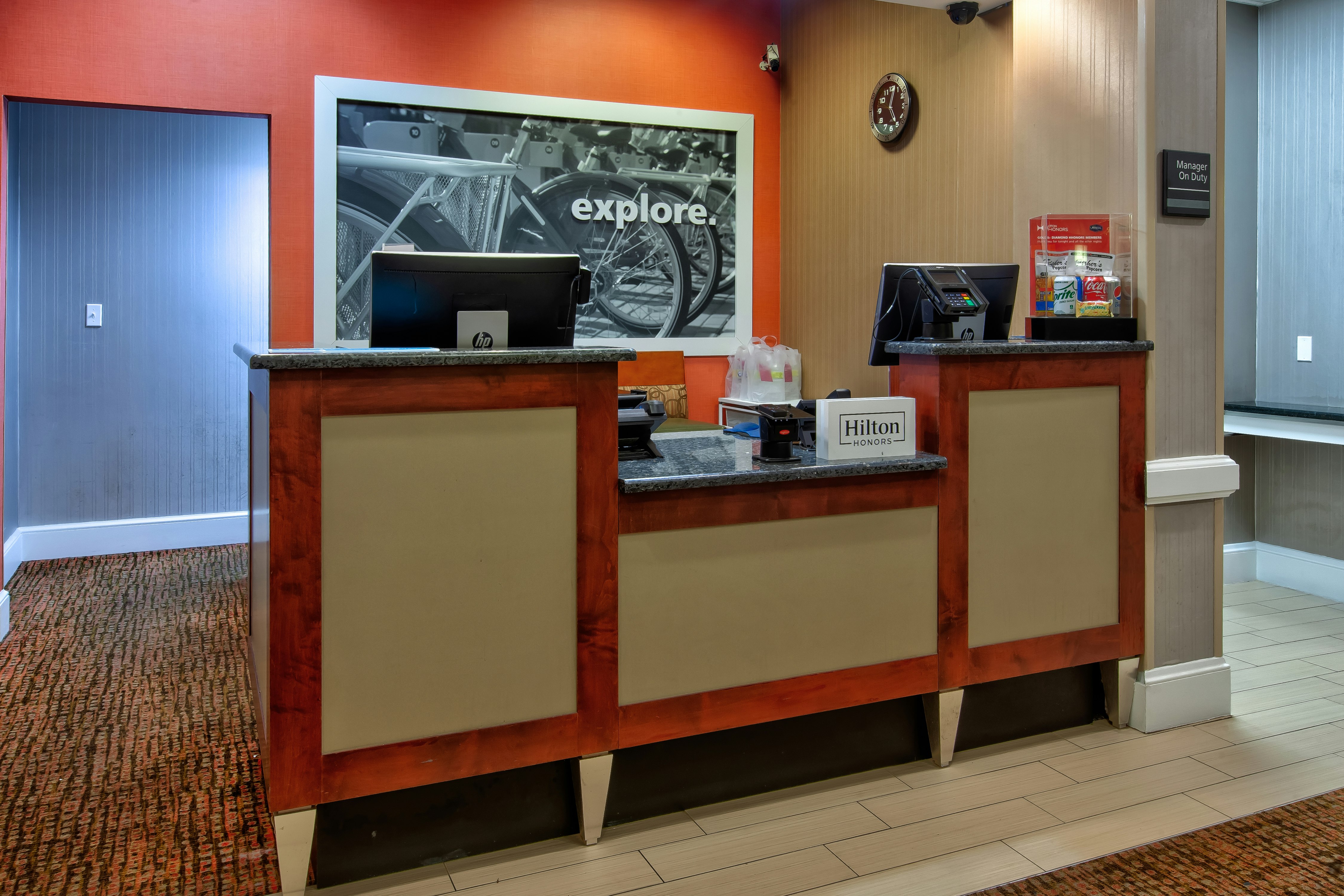Lobby at Hampton Inn College Park, COLLEGE PARK - MD