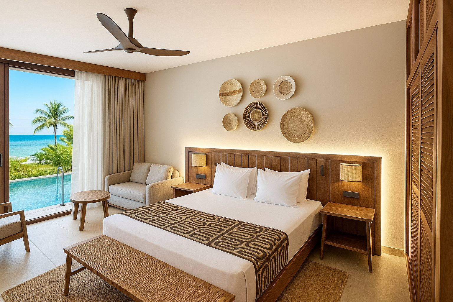 Swim Up, Deluxe, Double or Twin Bed
