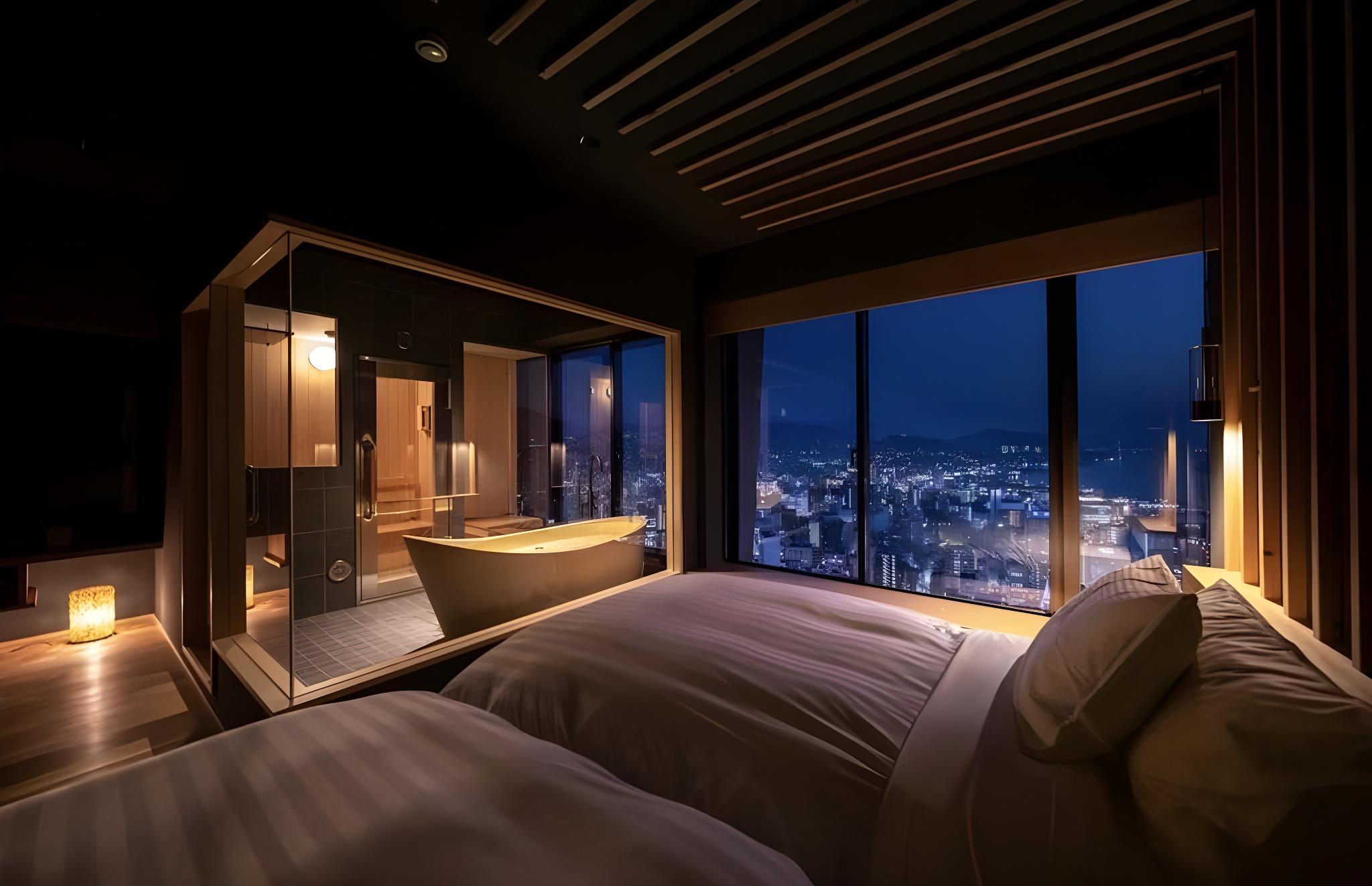 Junior Suite, Twin Beds, Sauna
