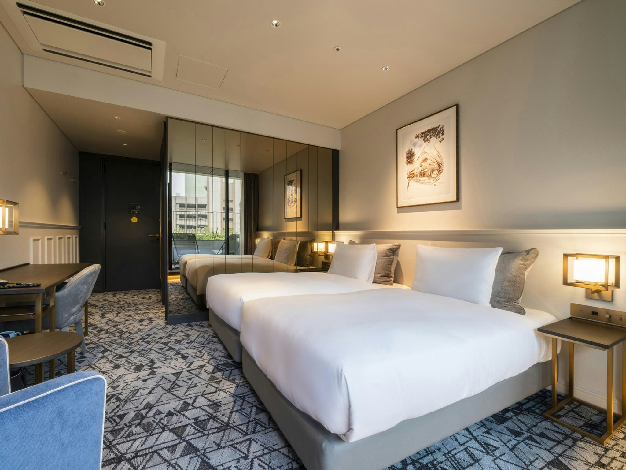 ROOM, TWIN BEDS, TERRACE