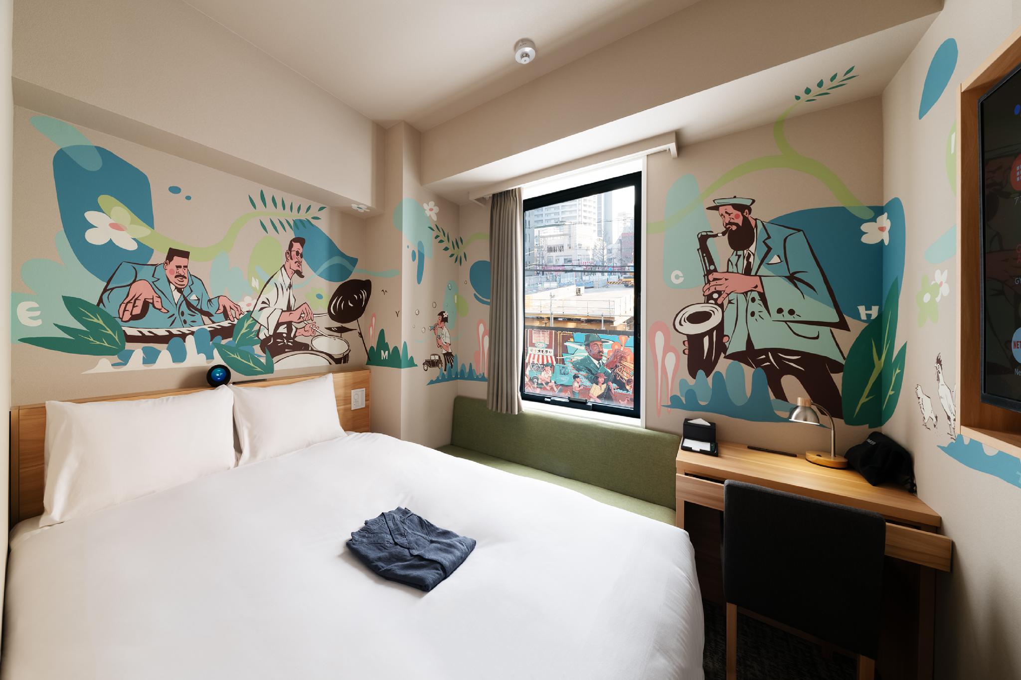 1 Bedroom, Art, Semi Double Bed